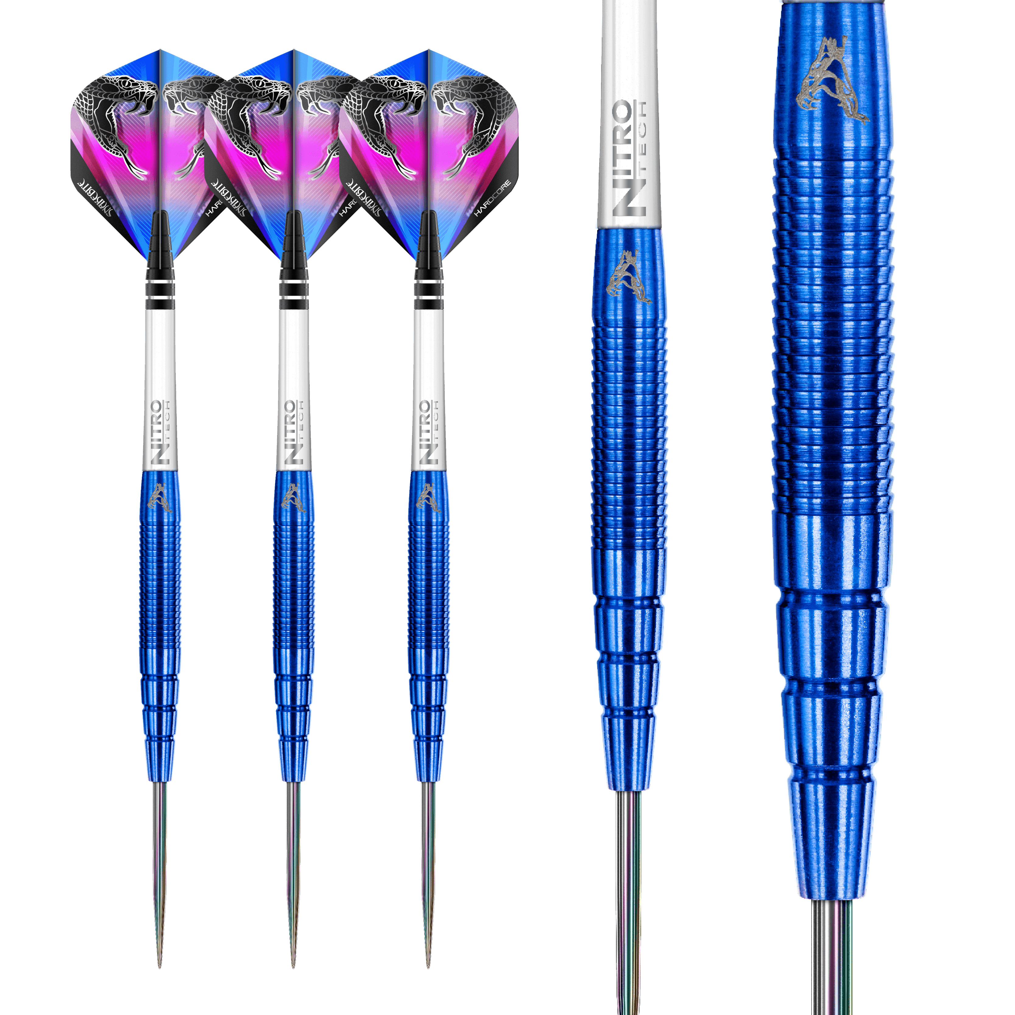 Red Dragon - Peter Wright Pl15 Blue 90% - Steel Darts Szett - Direct Darts - 7