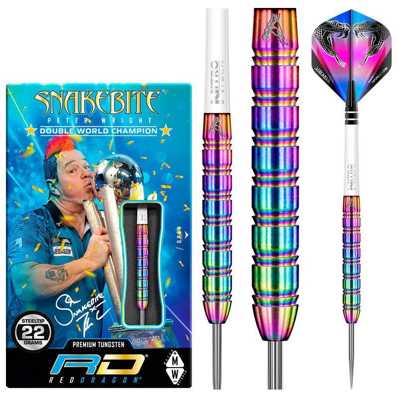 Red Dragon - Peter Wright Snakebite V1 - 85% - Steel Darts Szett - Direct Darts - 2