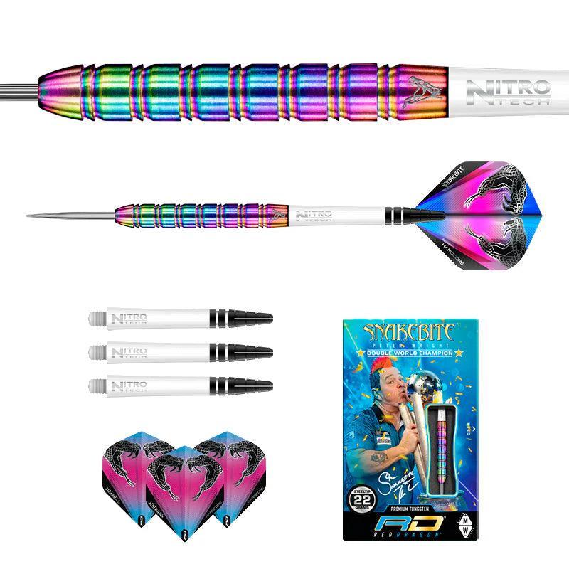 Red Dragon - Peter Wright Snakebite V1 - 85% - Steel Darts Szett - Direct Darts - 5