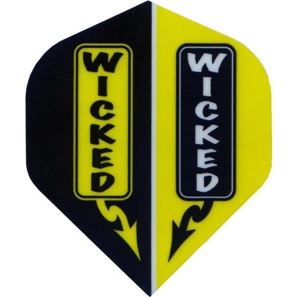 Ruthless - Wicked - Sárga - No2 - 100 Mikron - Darts Toll - Direct Darts - 1