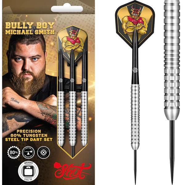 Shot - Michael Smith - Bully Boy - Precision 80% - Steel Darts Szett - Direct Darts - 1