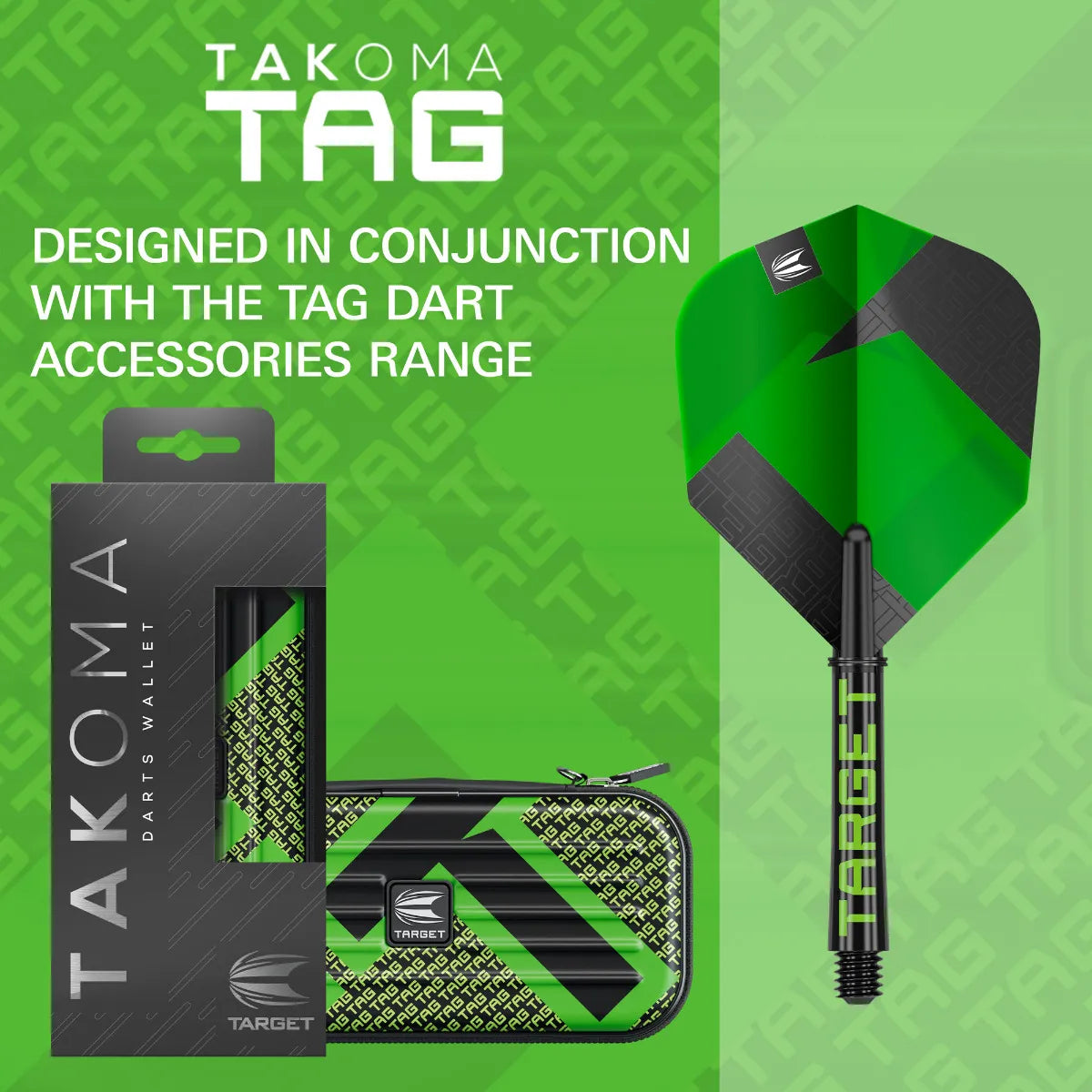 Target Takoma Tag Zold Darts Tok - Direct Darts - 3