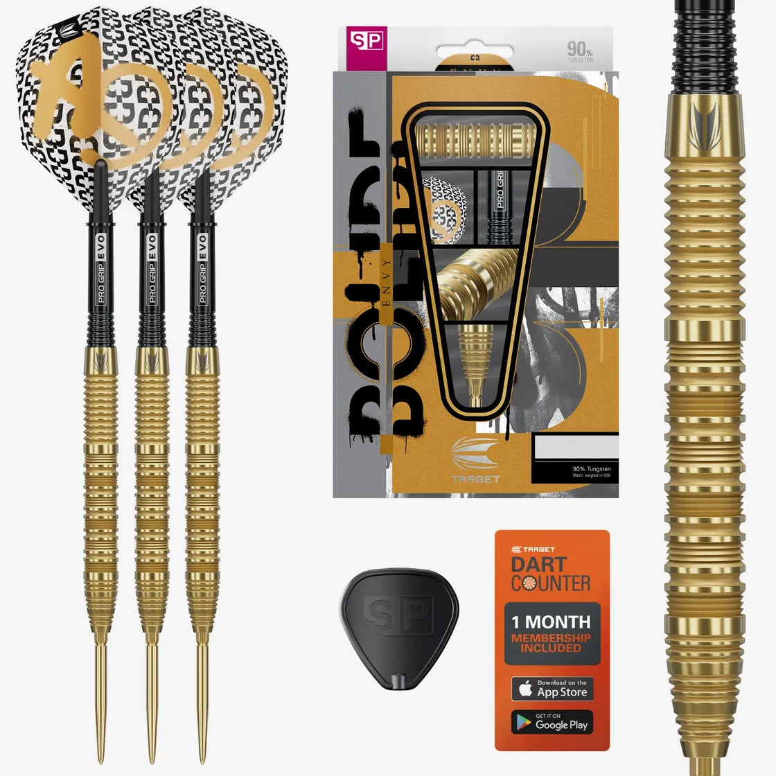 Target - Bolide Envy 01 - 90% - Steel Darts Szett - Direct Darts - 1