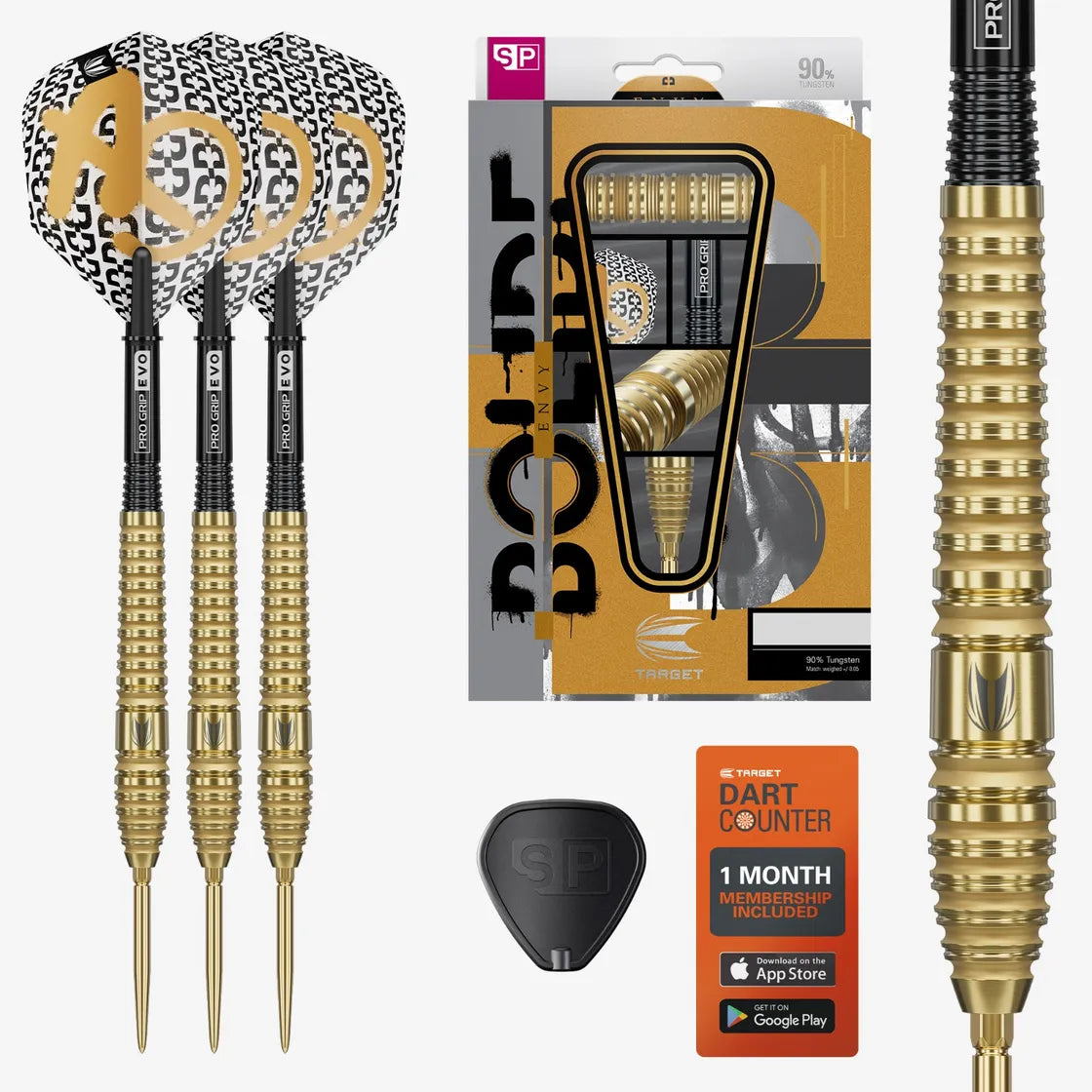 Target - Bolide Envy 03 - 90% - Steel Darts Szett - Direct Darts - 1