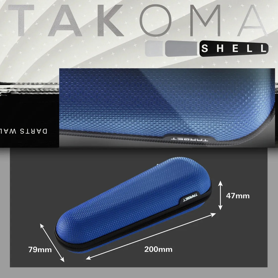 Target Japan - Takoma - Shell - Kék - Darts Tok - Direct Darts - 5