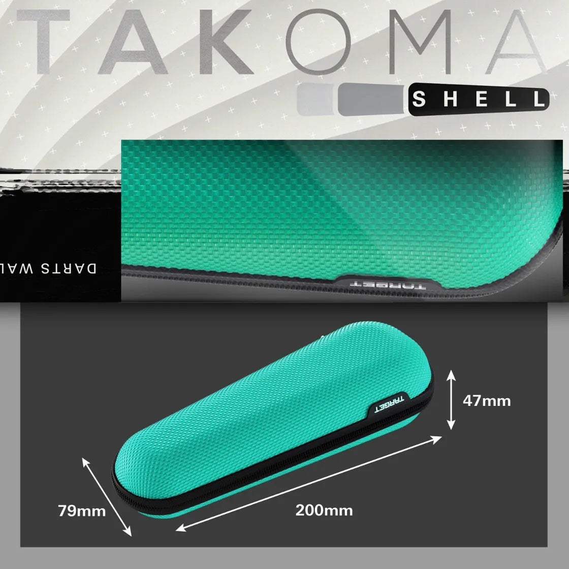 Target Japan - Takoma - Shell - Teal - Darts Tok - Direct Darts - 5