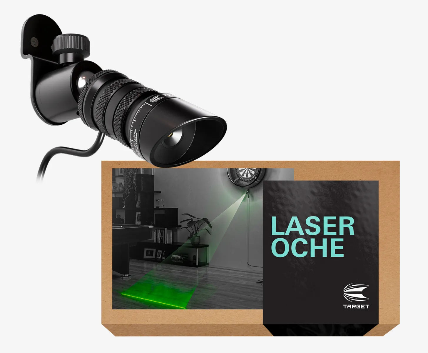 Target Laser Dobovonal - Direct Darts - 1