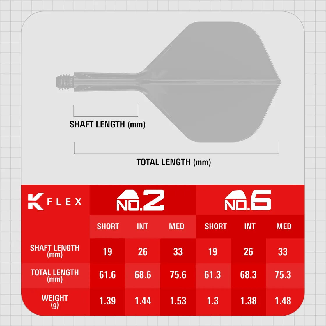 Target - K-Flex - Press Start - No2 - Darts Toll/Szár - Direct Darts - 4
