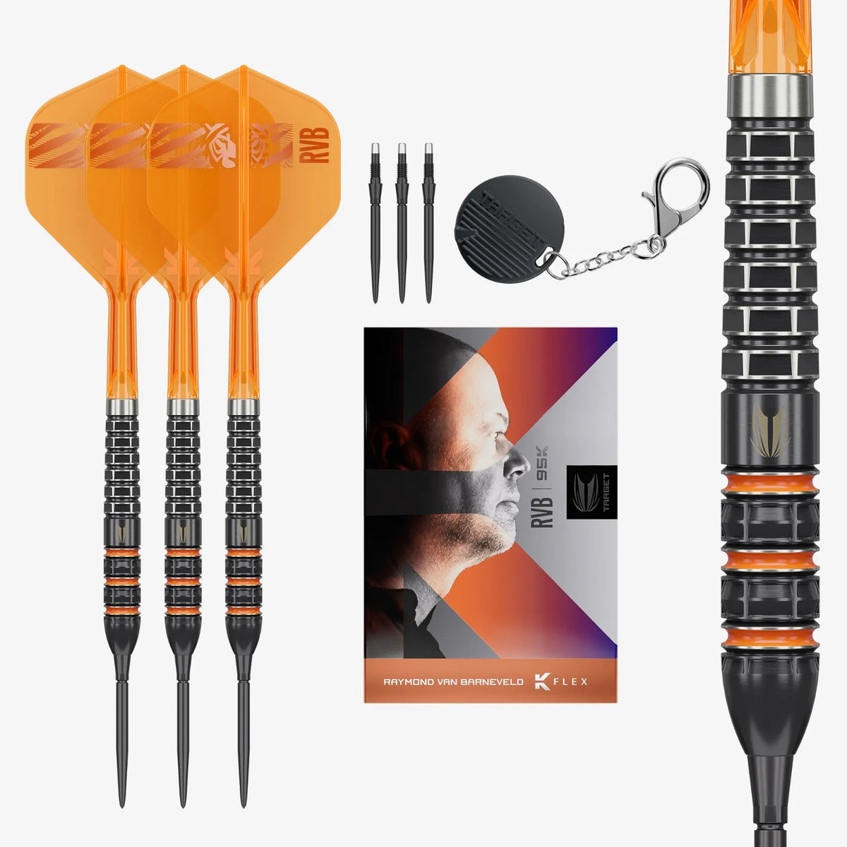 Target - Raymond Van Barneveld - 95K - Steel Darts Szett - Direct Darts - 1
