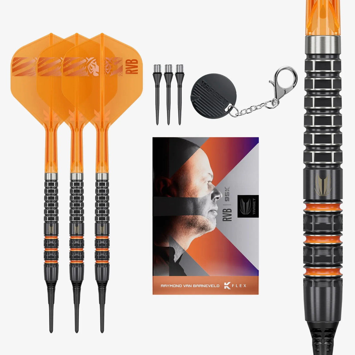 Target - Raymond Van Barneveld - 95K - Soft Darts Szett - Direct Darts - 1