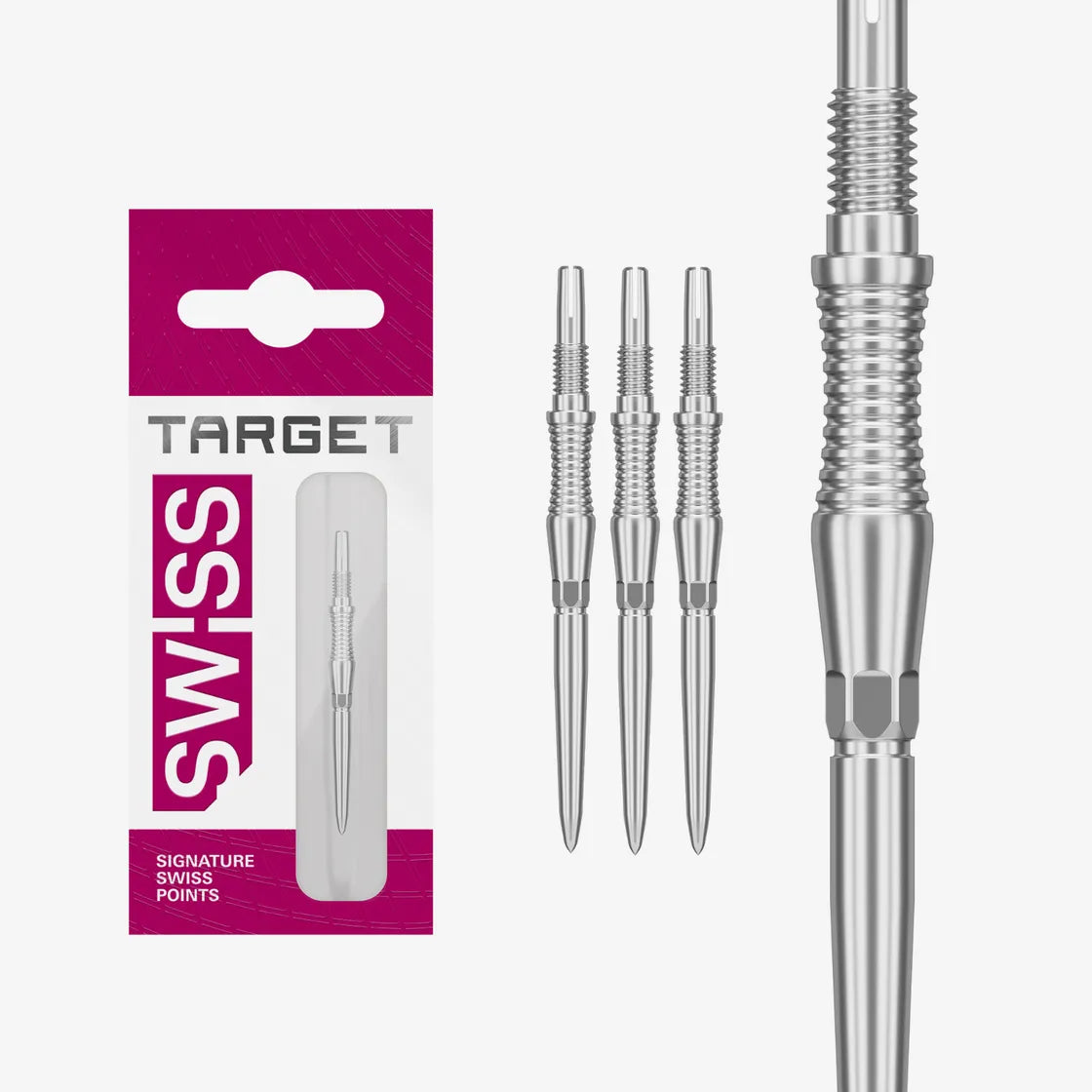 Target - Signature Swiss Point Rst - Ezüst - Darts Hegy - Direct Darts - 1
