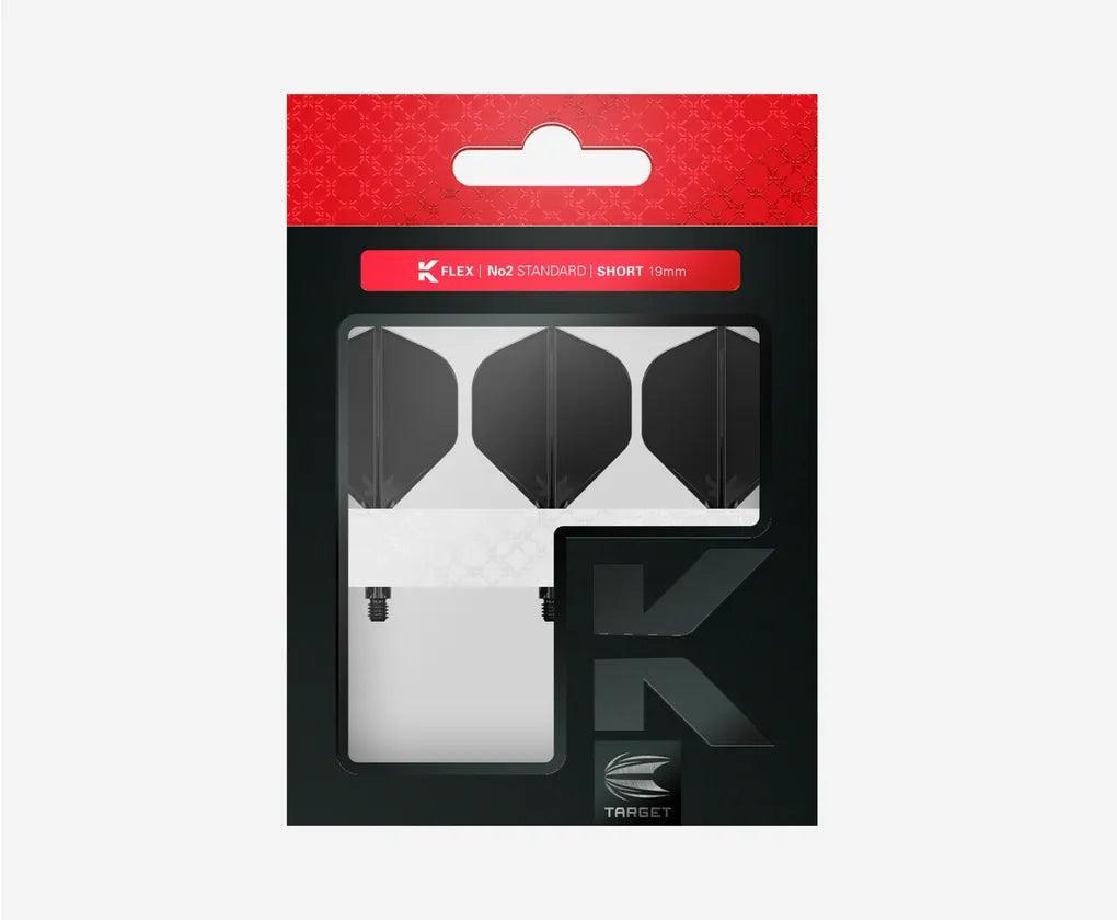 Target - K-Flex - No2 - Fekete - Darts Toll/Szár - Direct Darts - 3