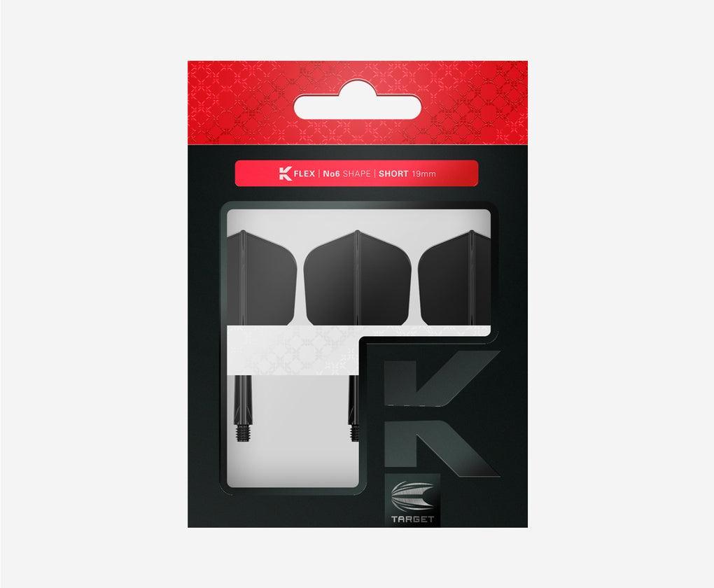 Target - K-Flex - No6 - Fekete - Egybe Darts Szár/Toll - Direct Darts - 3