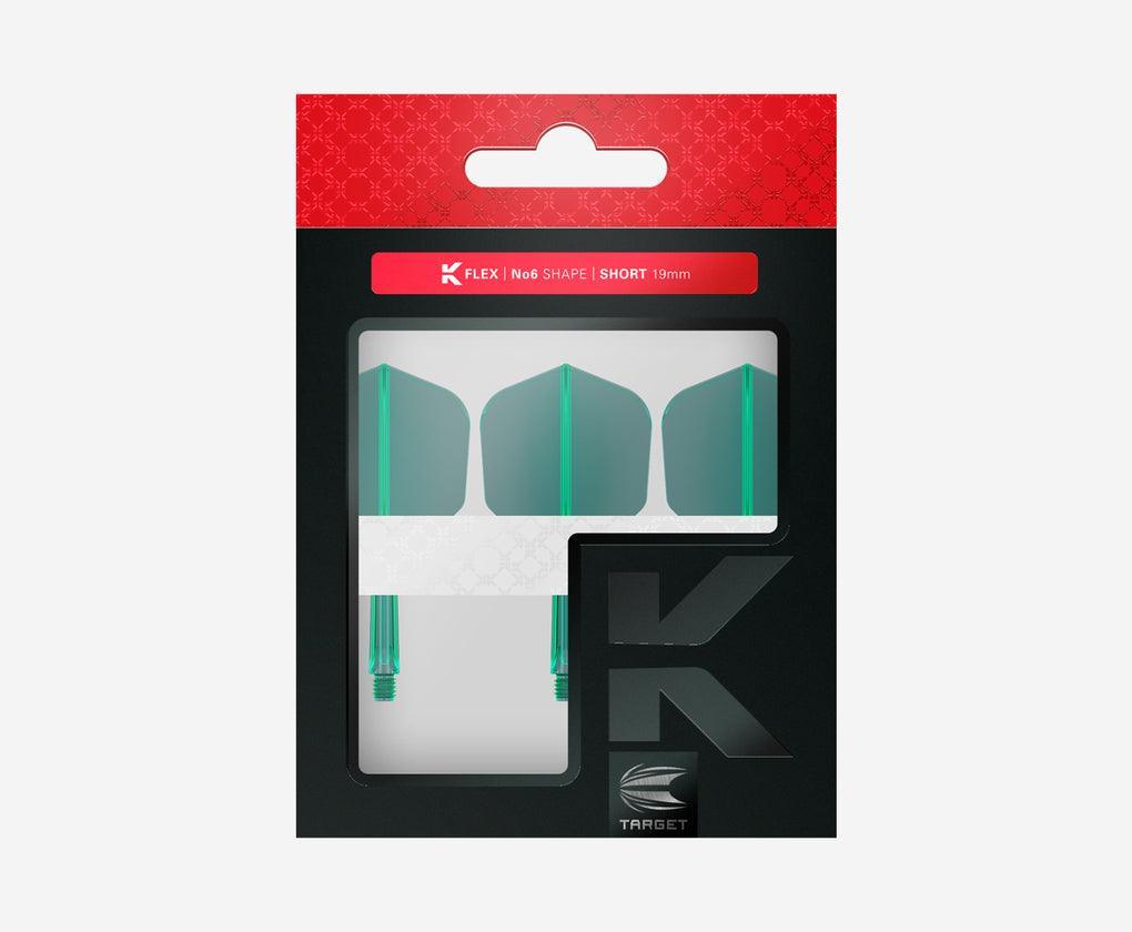Target - K-Flex - No6 - Zöld - Egybe Darts Szár/Toll - Direct Darts - 3