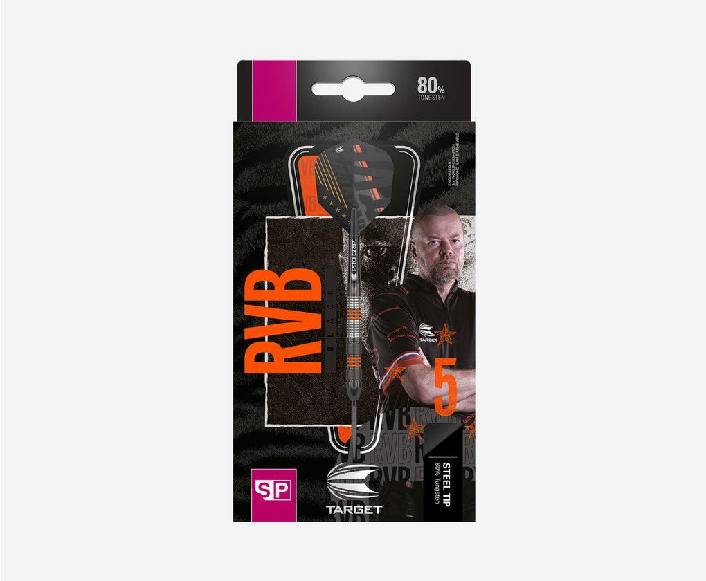 Target - Raymond Van Barneveld Fekete 80% - Steel Nyíl Szett - Direct Darts - 4