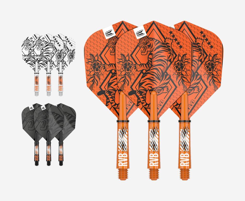 Target - Raymond Van Barneveld Ink - Toll / Szár Szett - No6 - 3 Szett (9Db) Darts Szár/Toll Szett - Direct Darts - 1
