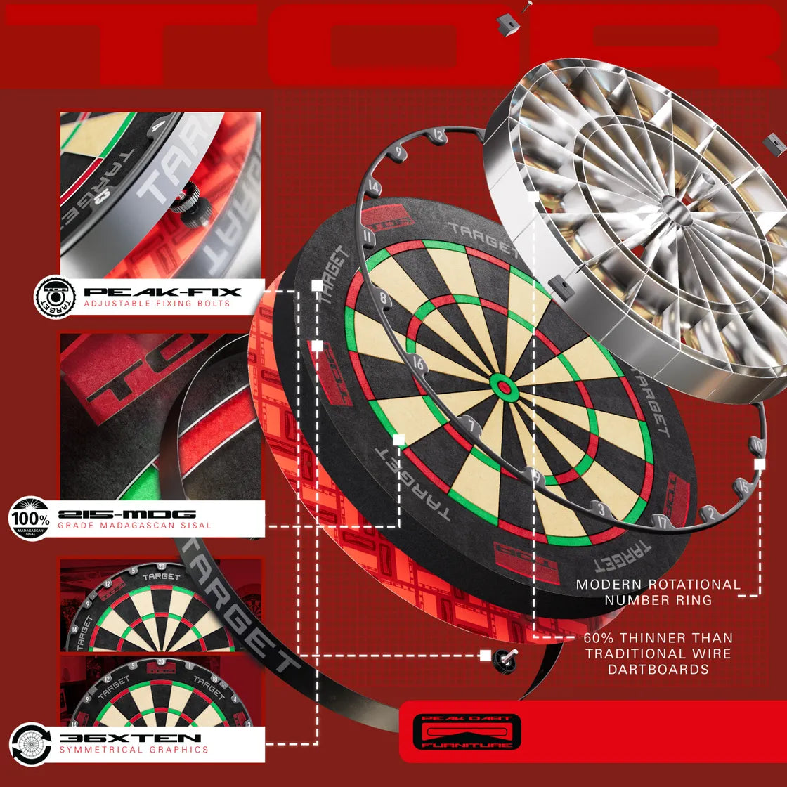 Target - Tor - Darts Tábla - Direct Darts - 2