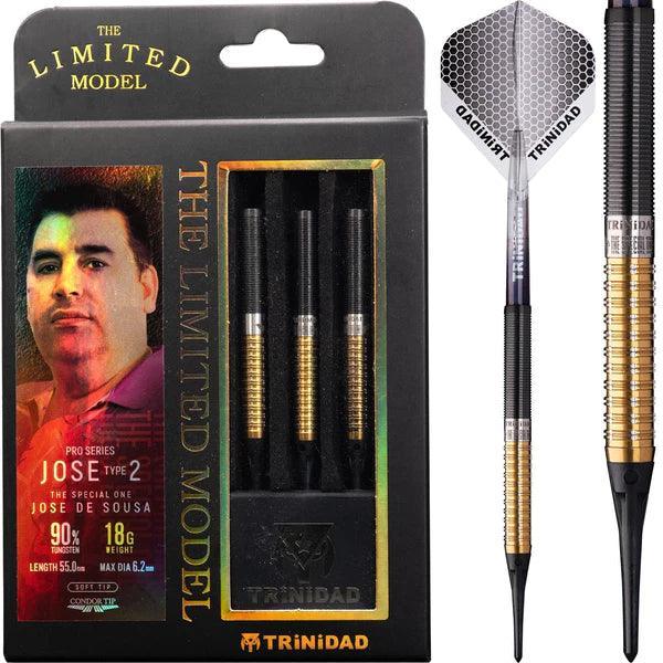 Trinidad Pro - Jose De Sousa 90% - Type 2 - Arany - Soft Darts Szett - Direct Darts - 1