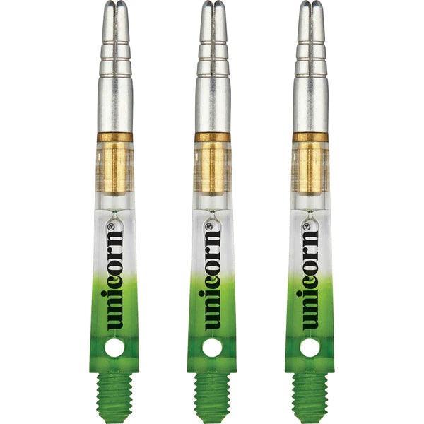 Unicorn - Gripper 360 2 Tone Zöld - Darts Szár - Direct Darts - 1