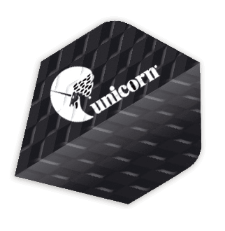 Unicorn - Q Plus Q2 Fekete - 100 Mikron - Dart Toll - Direct Darts - 1