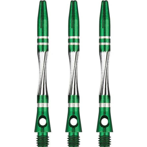 Unicorn - Twist Aluminium Zöld- Darts Szár - Direct Darts - 1