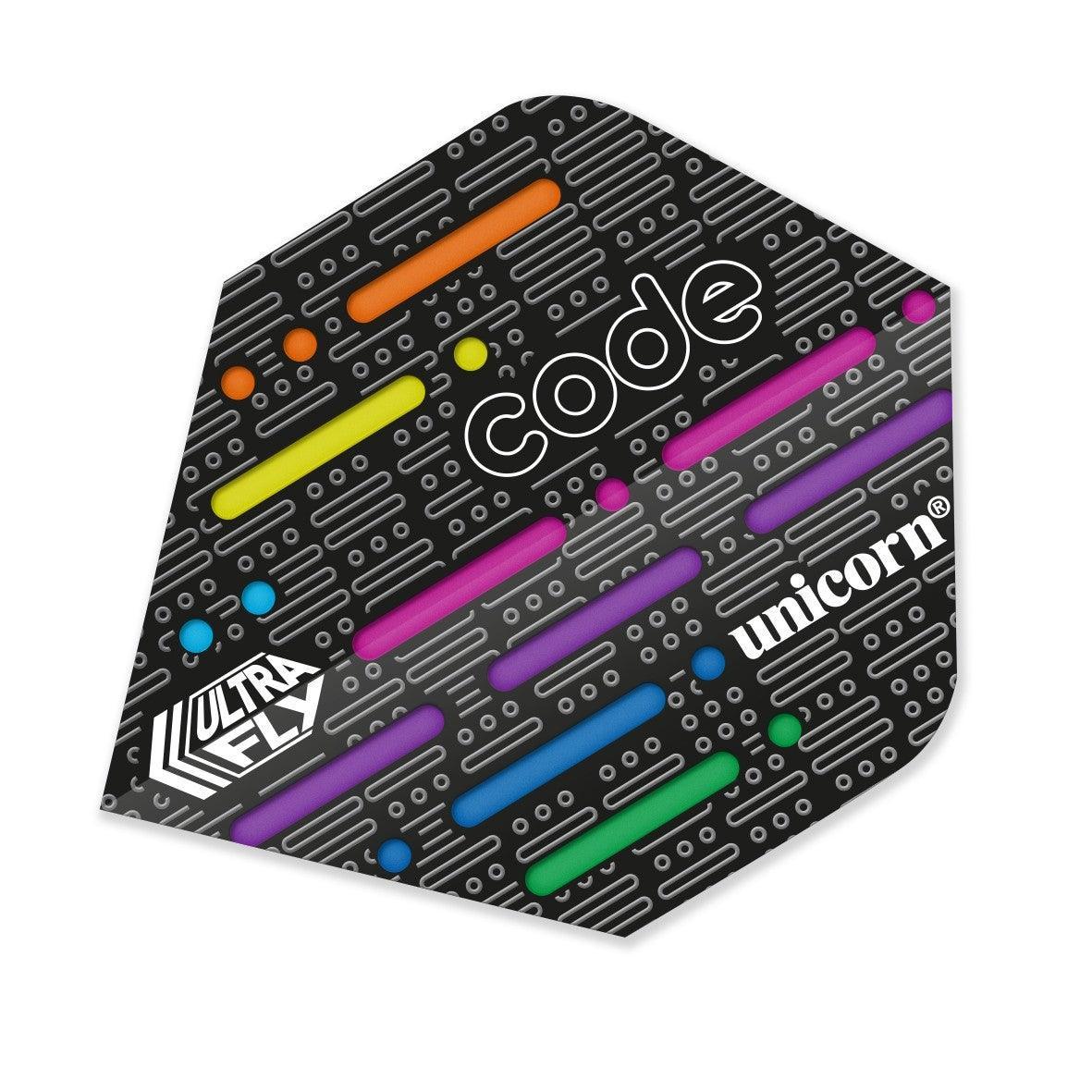 Unicorn - Ultrafly Plus Code Dna - 100 Mikron - Dart Toll - Direct Darts - 1