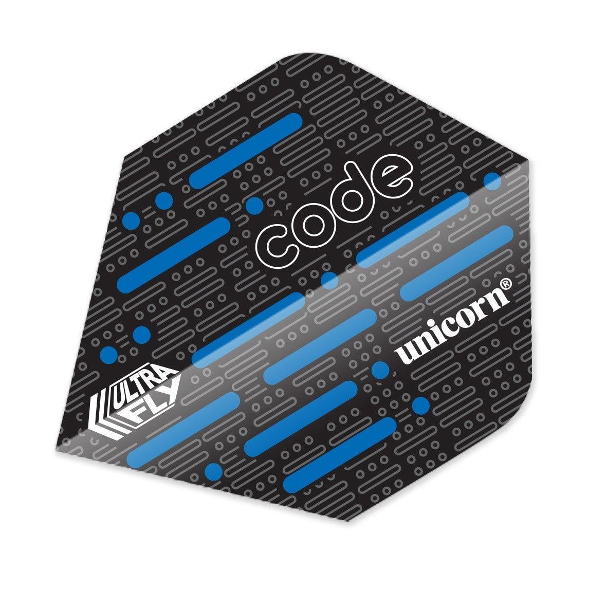 Unicorn - Ultrafly Plus Code Kék - 100 Mikron - Dart Toll - Direct Darts - 1