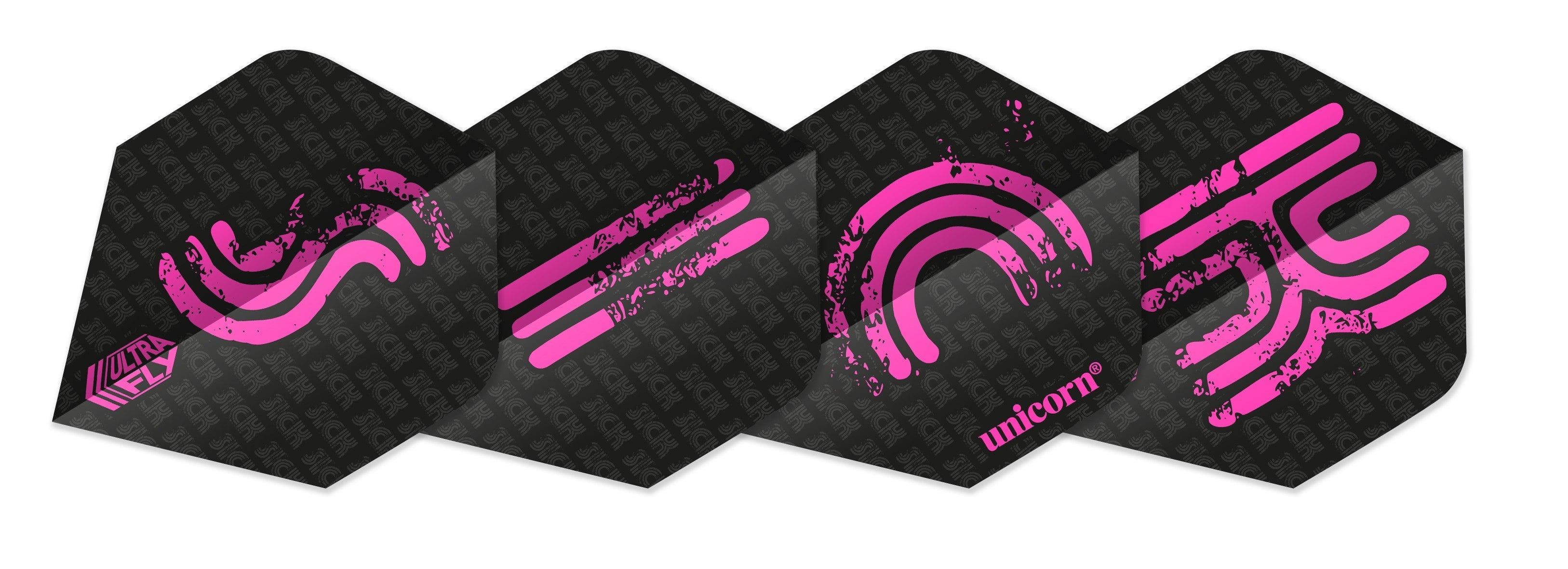 Unicorn - Ultrafly Plus Sick Neon Rózsaszín - 100 Mikron - Dart Toll - Direct Darts - 1