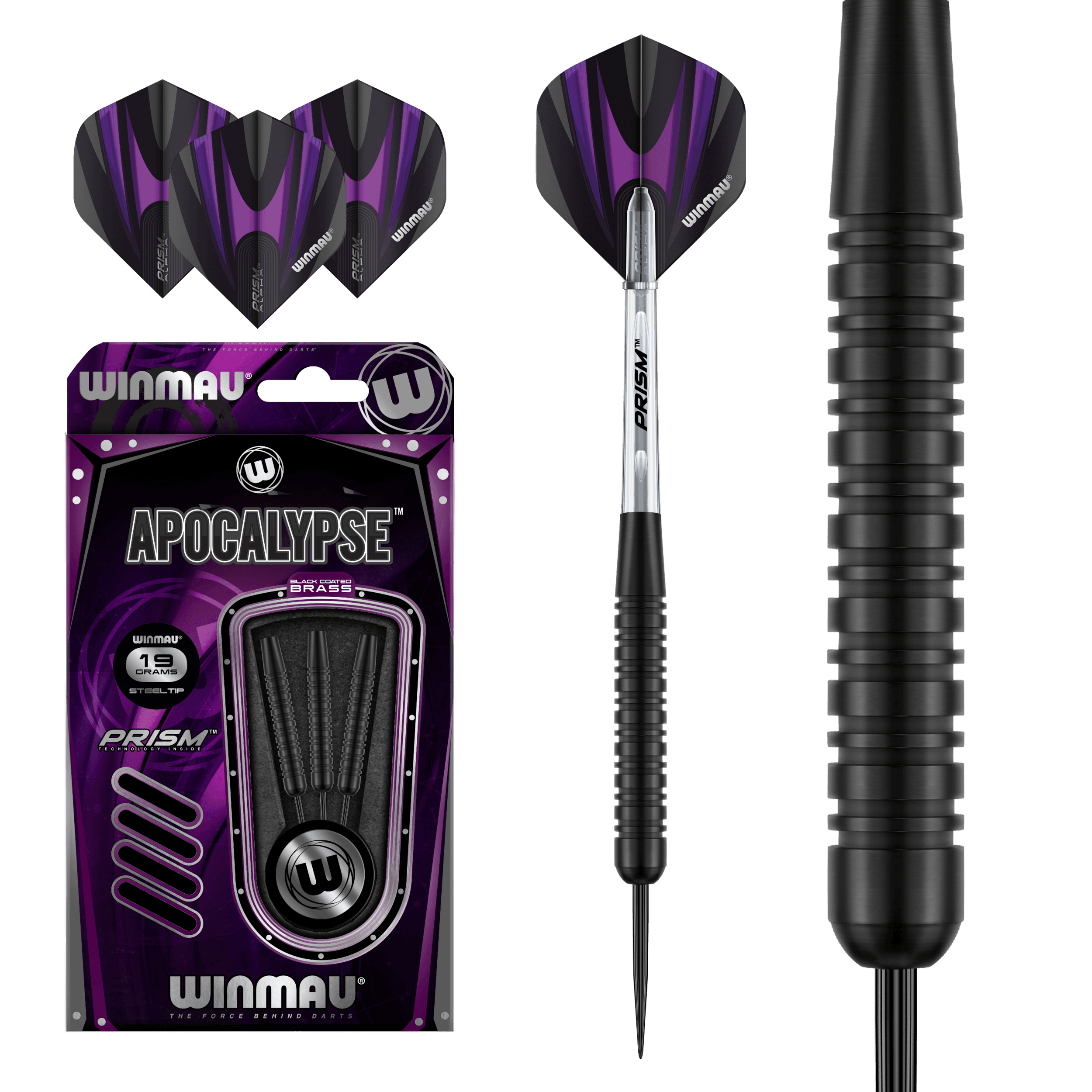 Winmau - Apocalypse Brass Style 1 - Steel Darts Szett - Direct Darts - 2