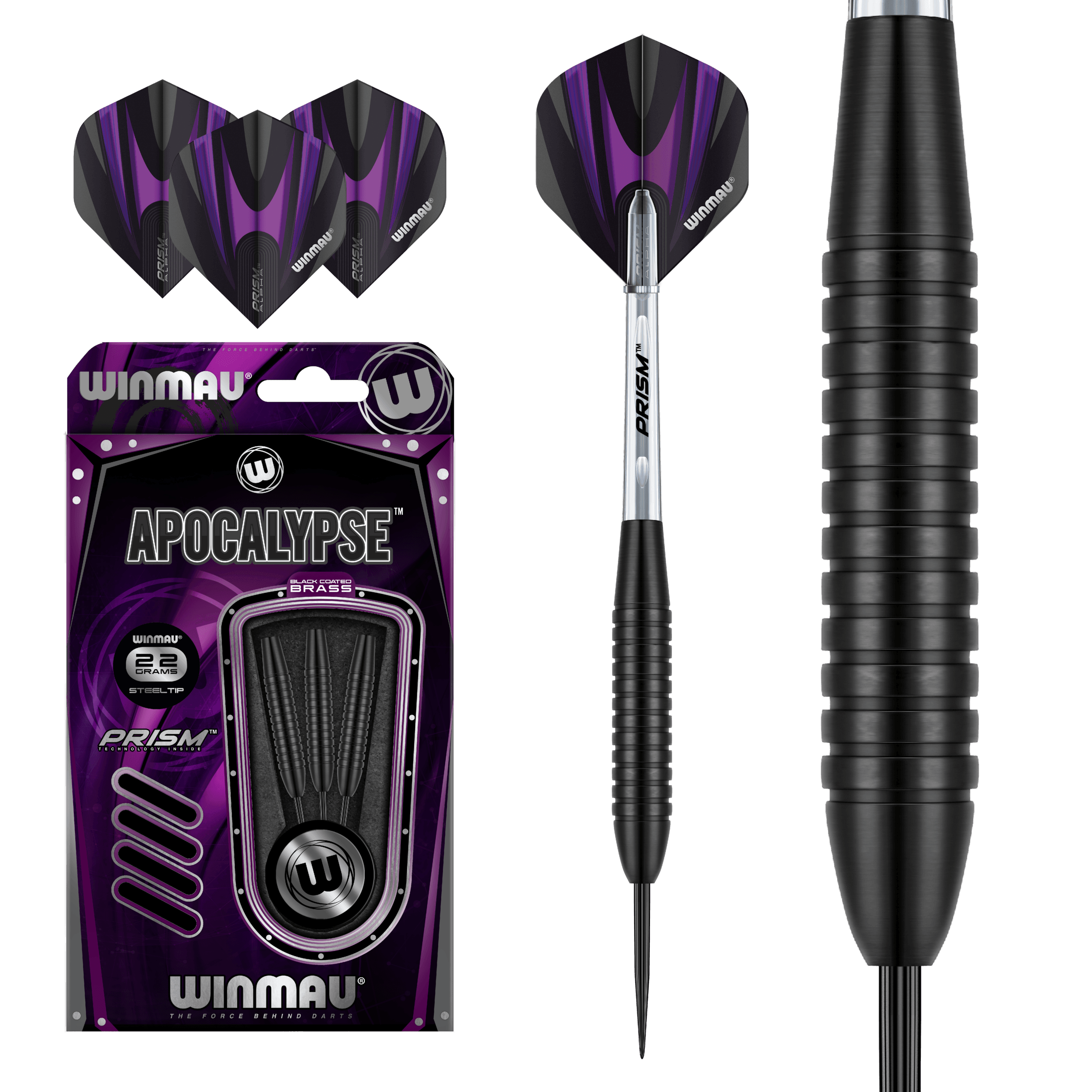 Winmau - Apocalypse Brass Style 2 - Steel Darts Szett - Direct Darts - 2