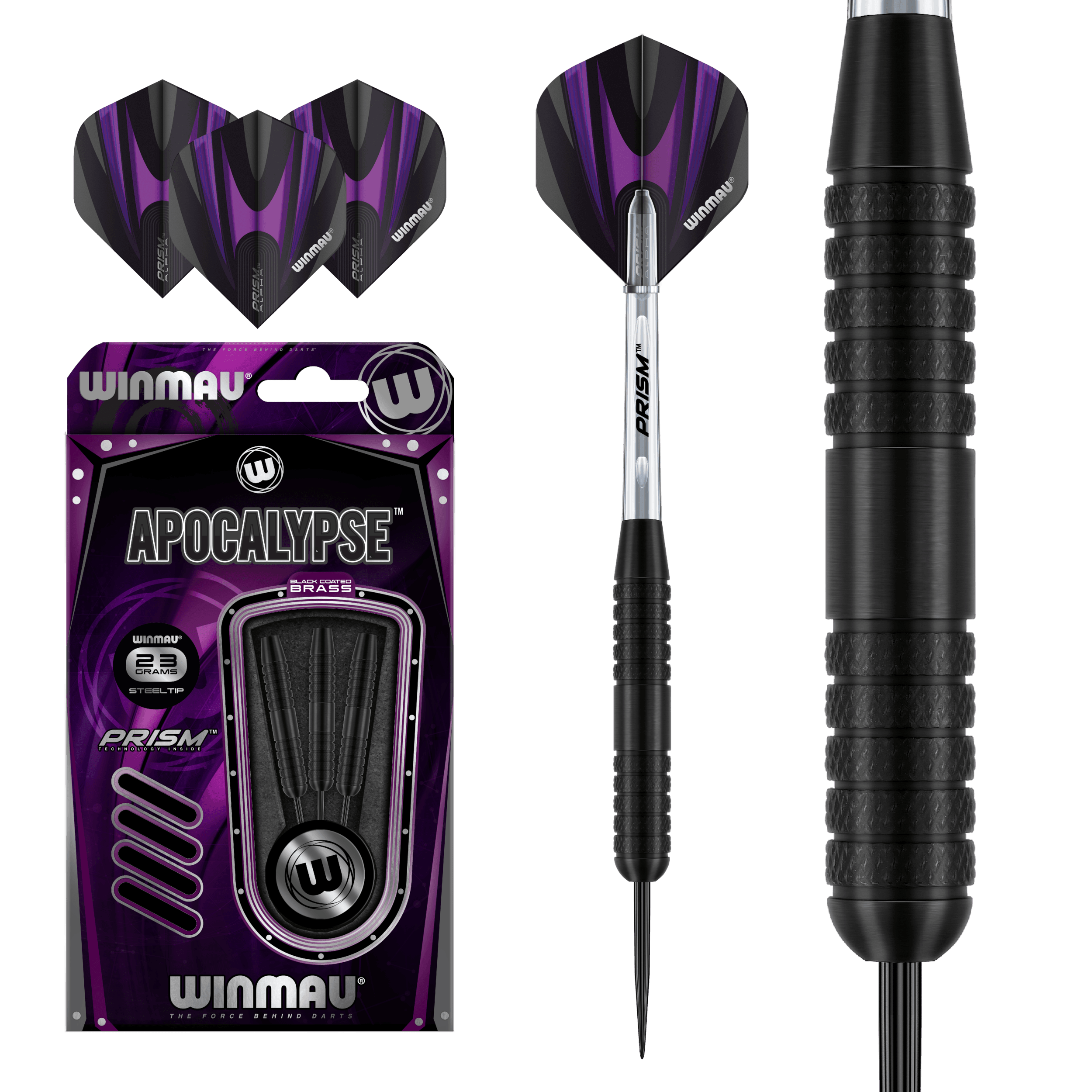 Winmau - Apocalypse Brass Style 3 - Steel Darts Szett - Direct Darts - 2