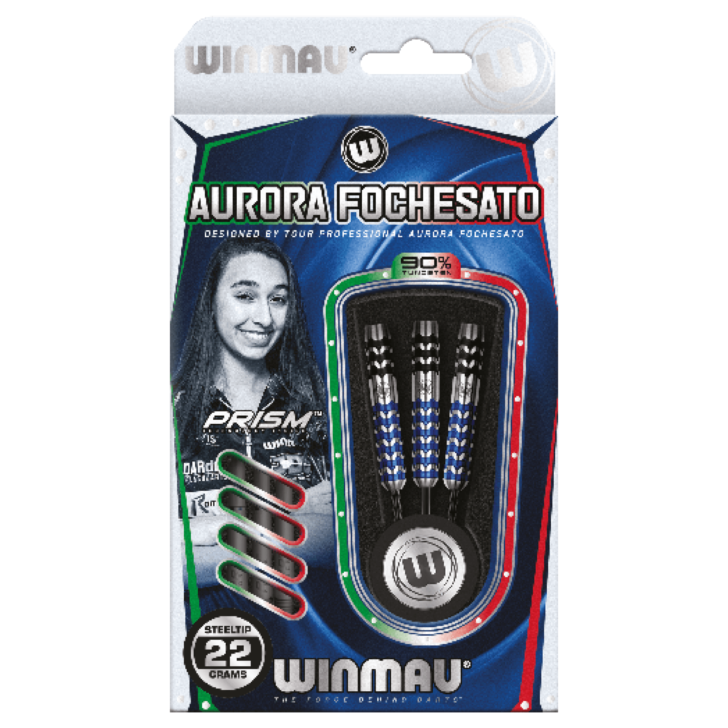 Winmau - Aurora Fochesato 90% - Steel Darts Szett - Direct Darts - 3