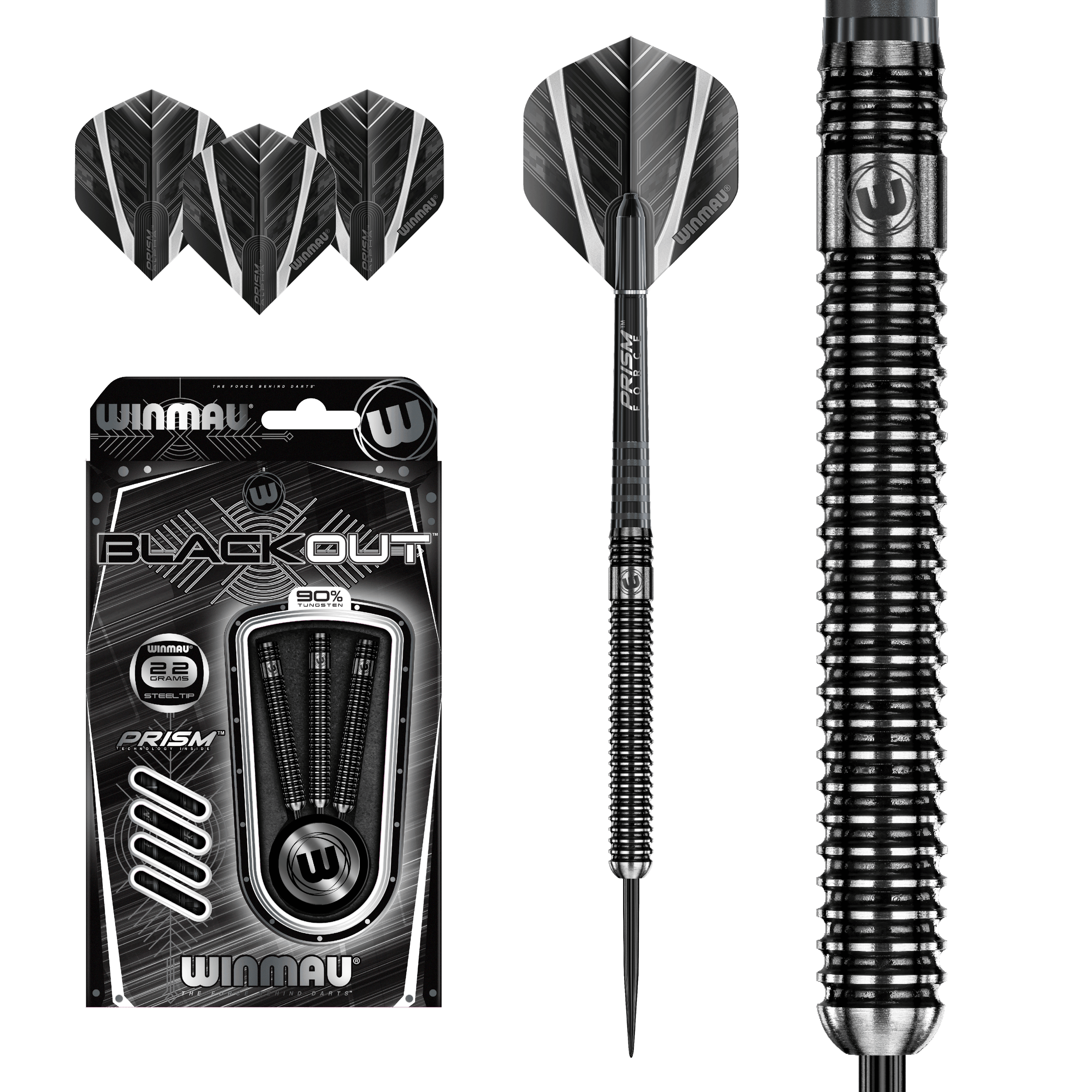 Winmau - Blackout 90% - Steel Darts Szett - Direct Darts - 2