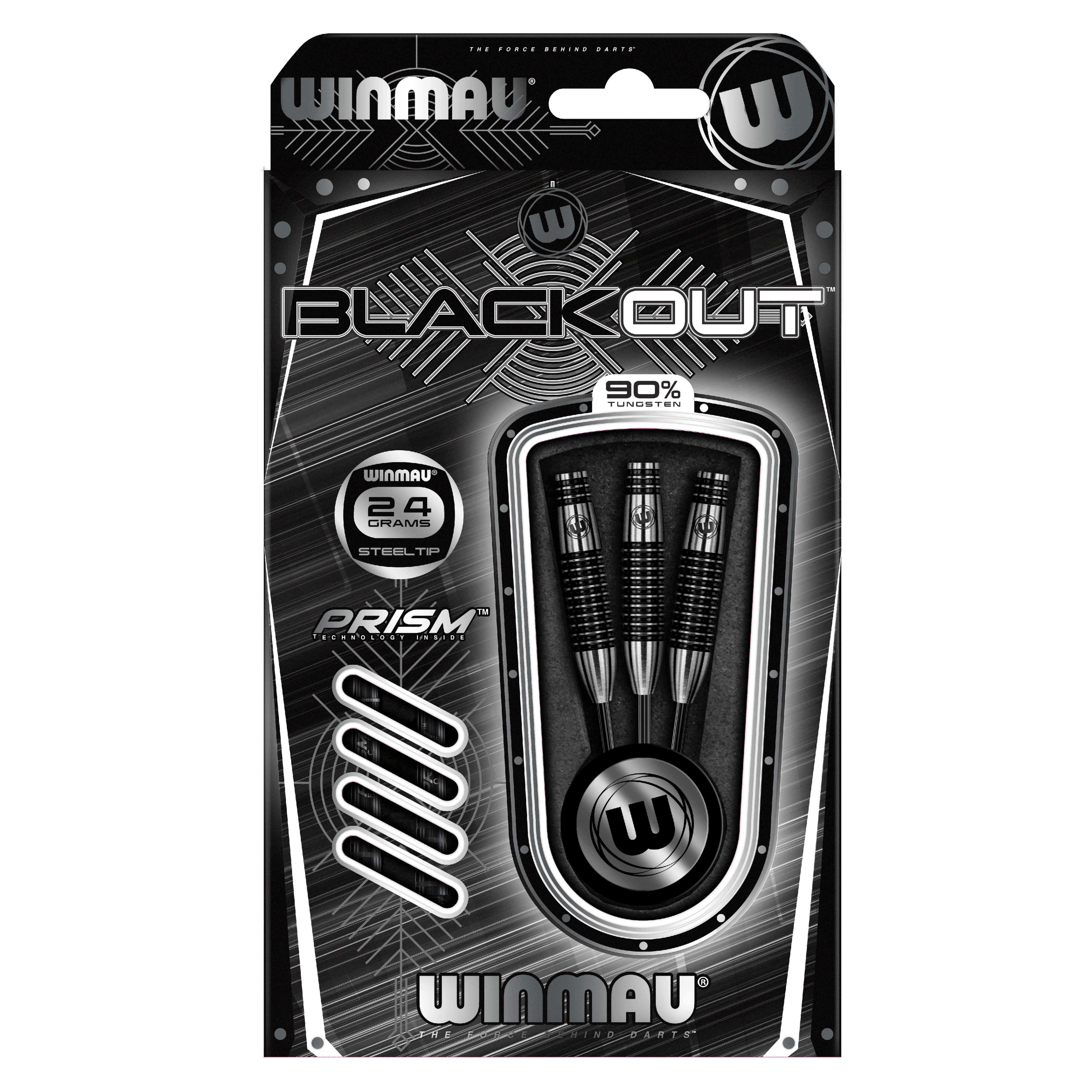 Winmau - Blackout V2 90% - Steel Darts Szett - Direct Darts - 3
