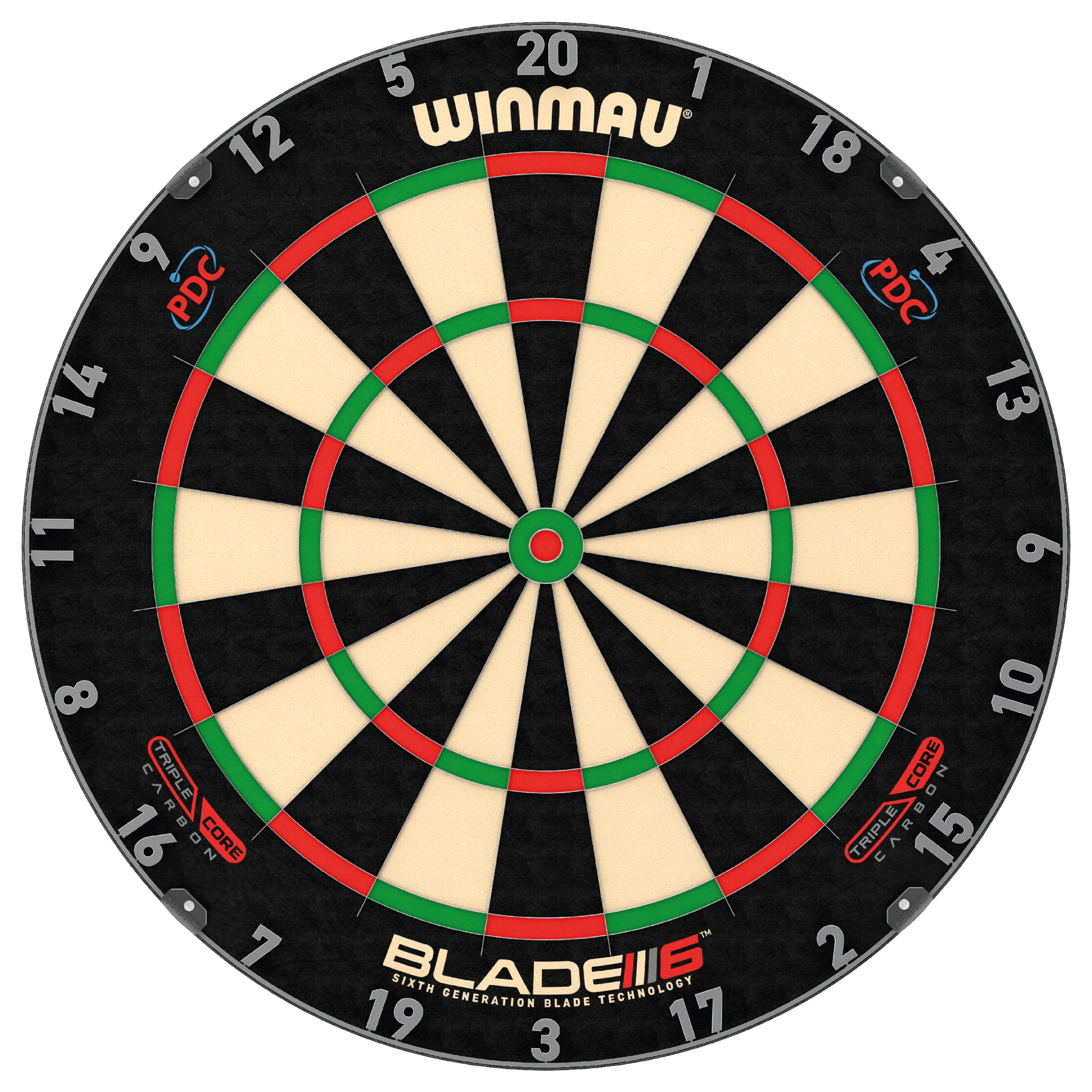 Winmau - Blade 6 Triple Core Pdc Logoval - Darts Tábla - Direct Darts - 1
