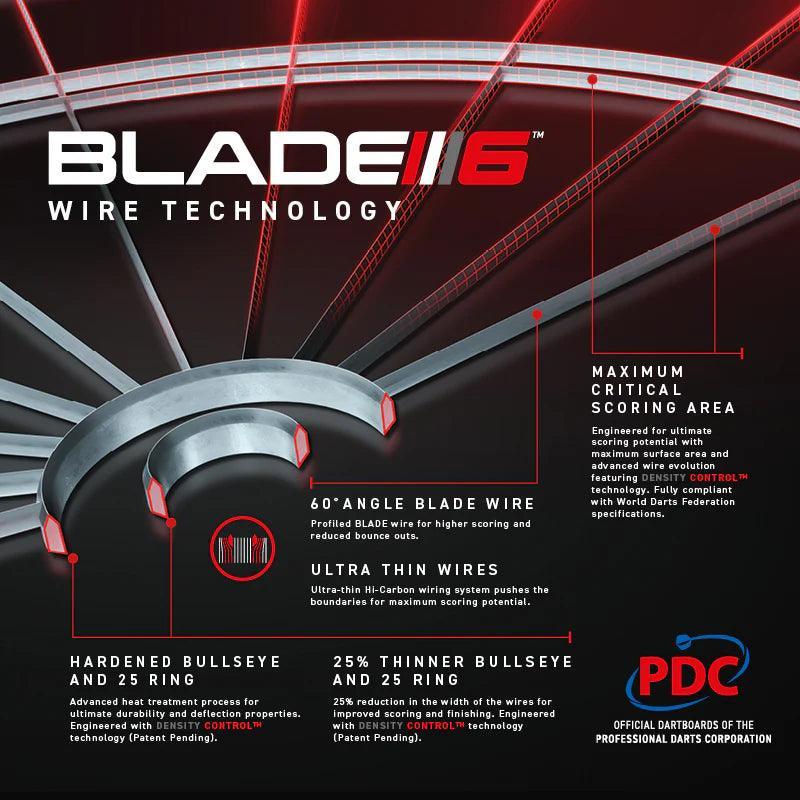 Winmau - Blade 6 Triple Core Pdc Logoval - Darts Tábla - Direct Darts - 3