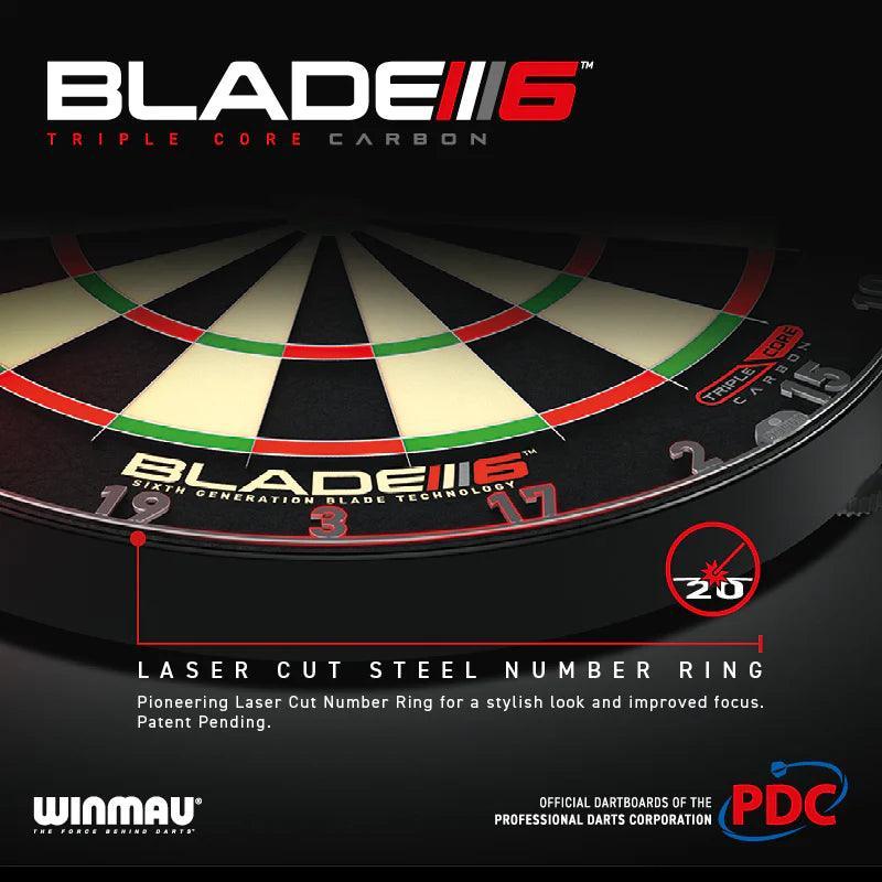 Winmau - Blade 6 Triple Core Pdc Logoval - Darts Tábla - Direct Darts - 5