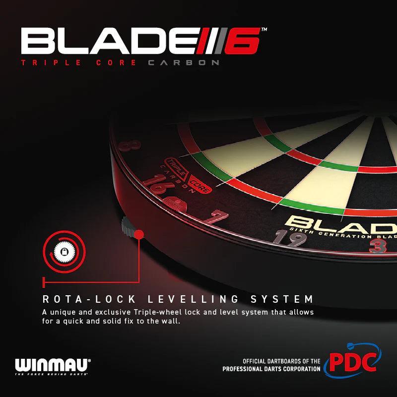 Winmau - Blade 6 Triple Core Pdc Logoval - Darts Tábla - Direct Darts - 6