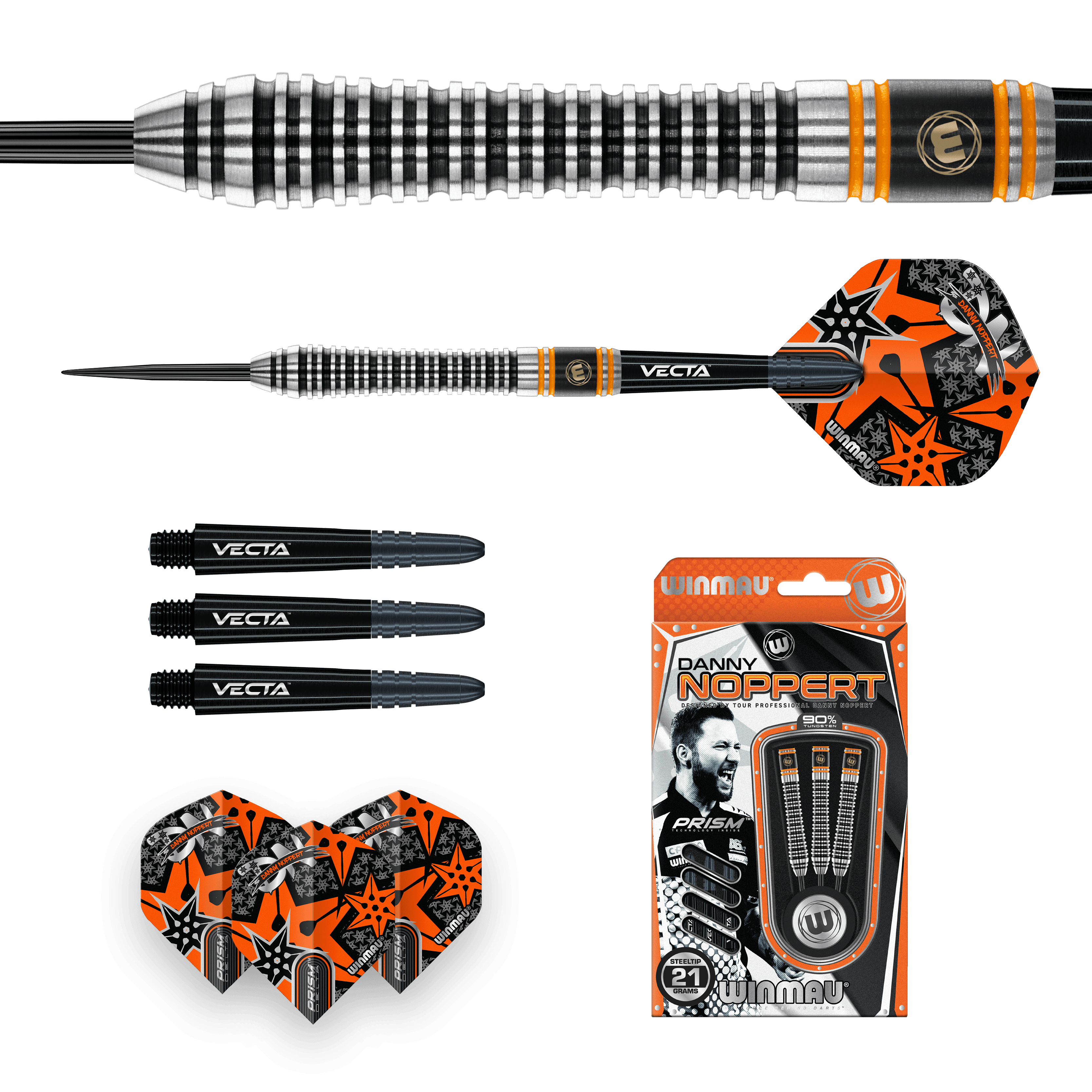 Winmau - Danny Noppert Signature Edition 90% - Steel Darts Szett - Direct Darts - 5