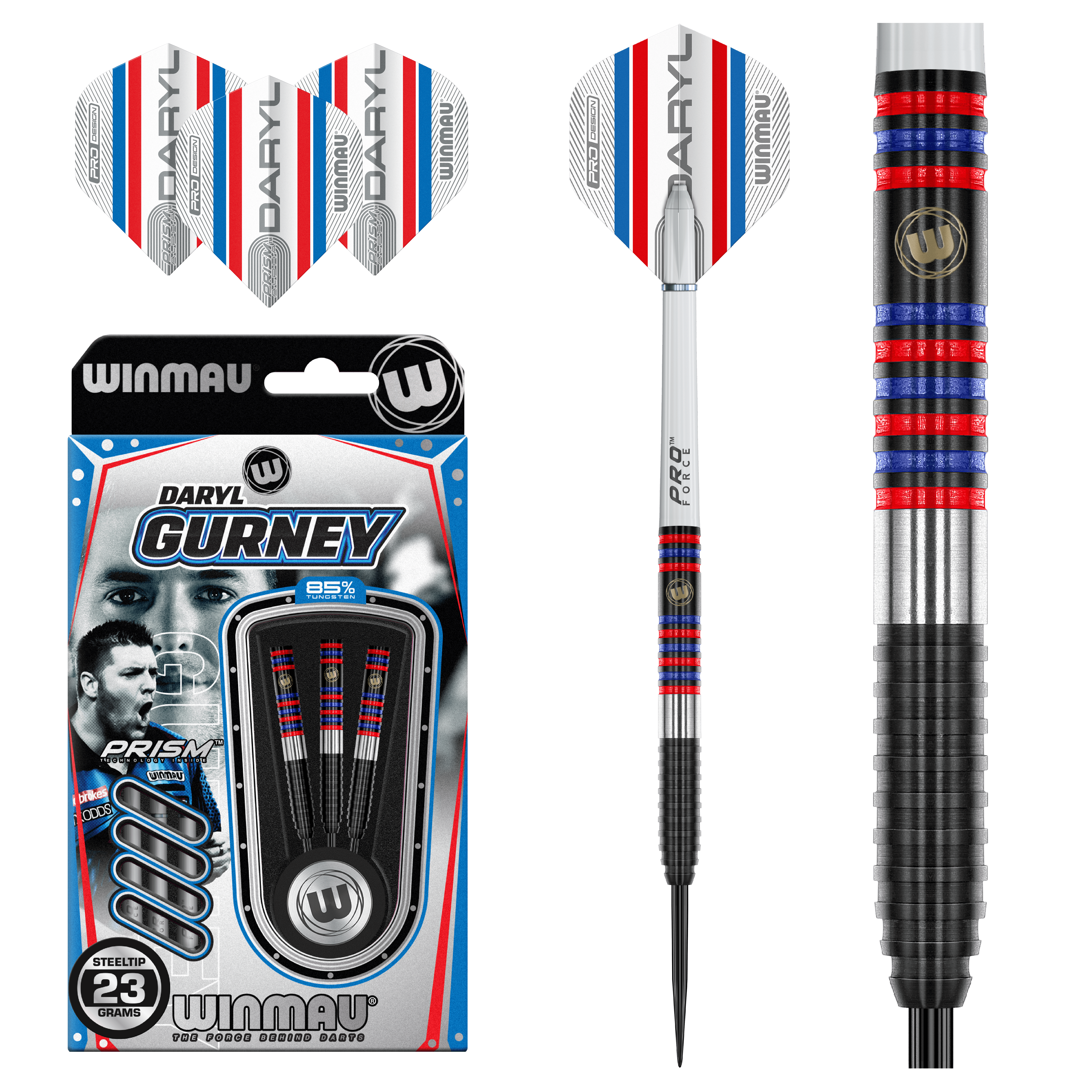 Winmau - Daryl Gurney Pro-Series 85% - Steel Darts Szett - Direct Darts - 2