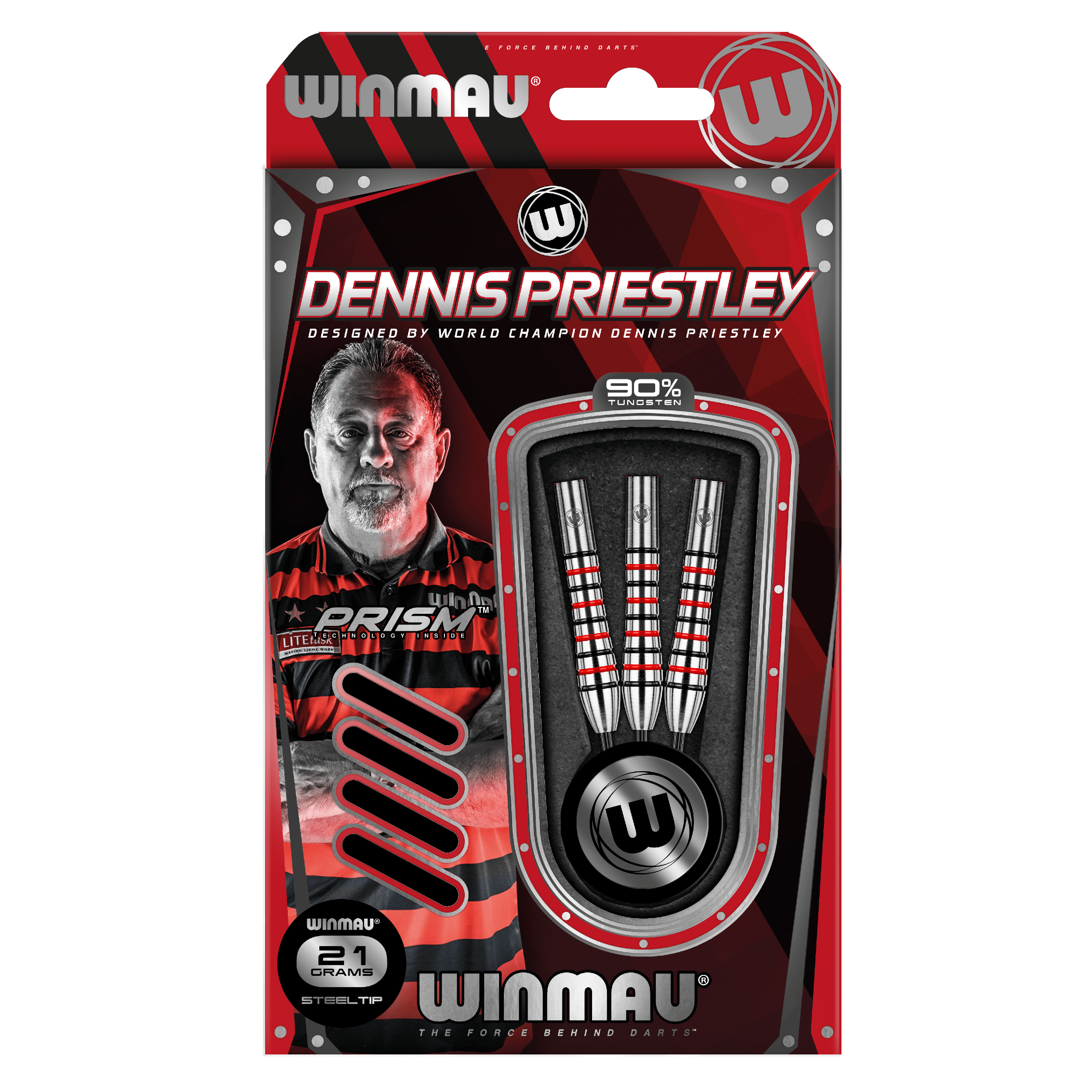 Winmau - Dennis Priestley 90% - Steel Darts Szett - Direct Darts - 3