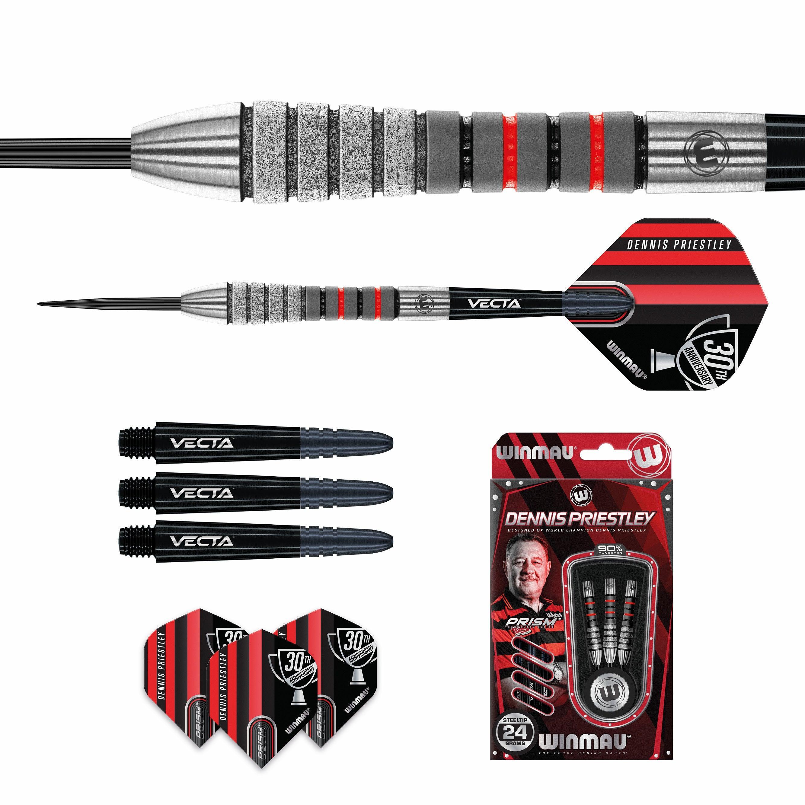 Winmau - Dennis Priestley Diamond 3-Zero 90% - Steel Darts Szett - Direct Darts - 5