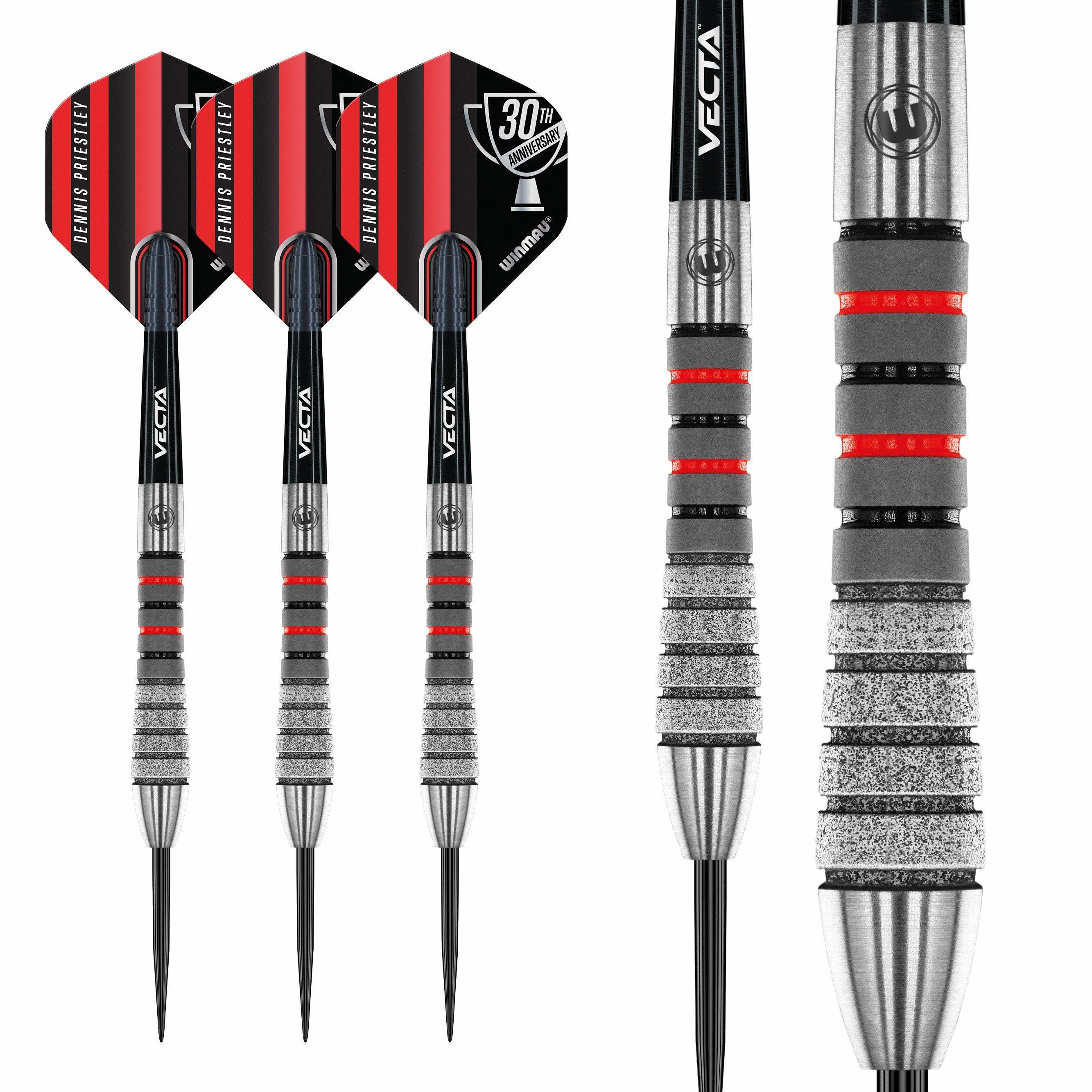 Winmau - Dennis Priestley Diamond 3-Zero 90% - Steel Darts Szett - Direct Darts - 6