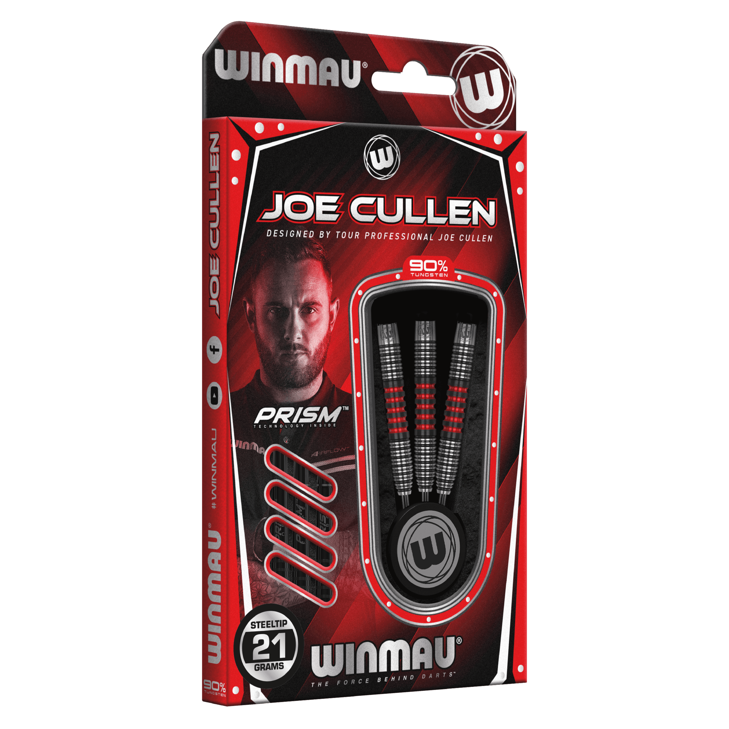 Winmau - Joe Cullen 90% - Steel Darts Szett - Direct Darts - 3