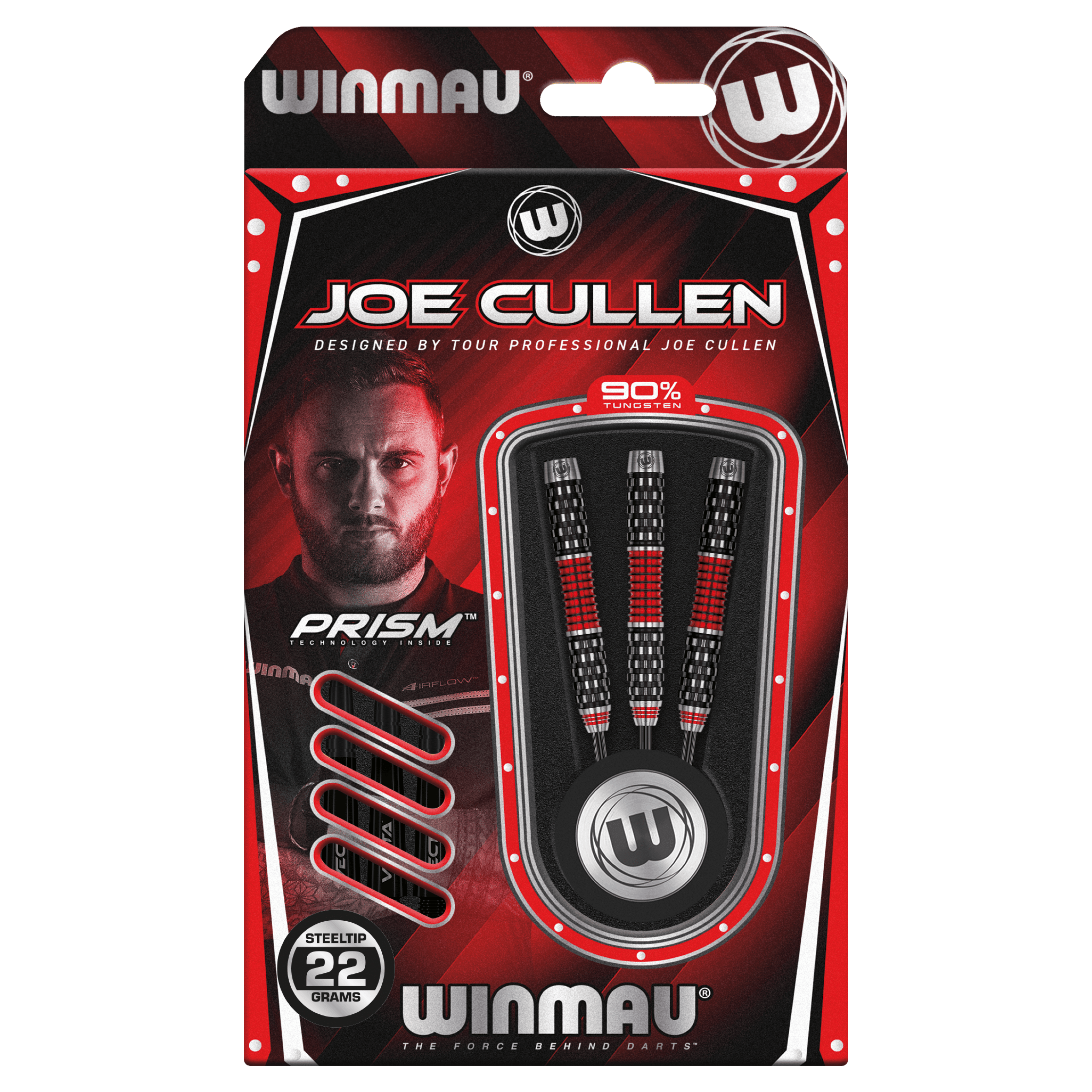 Winmau - Joe Cullen Rockstar Rs 1.0 90% - Steel Darts Szett - Direct Darts - 4