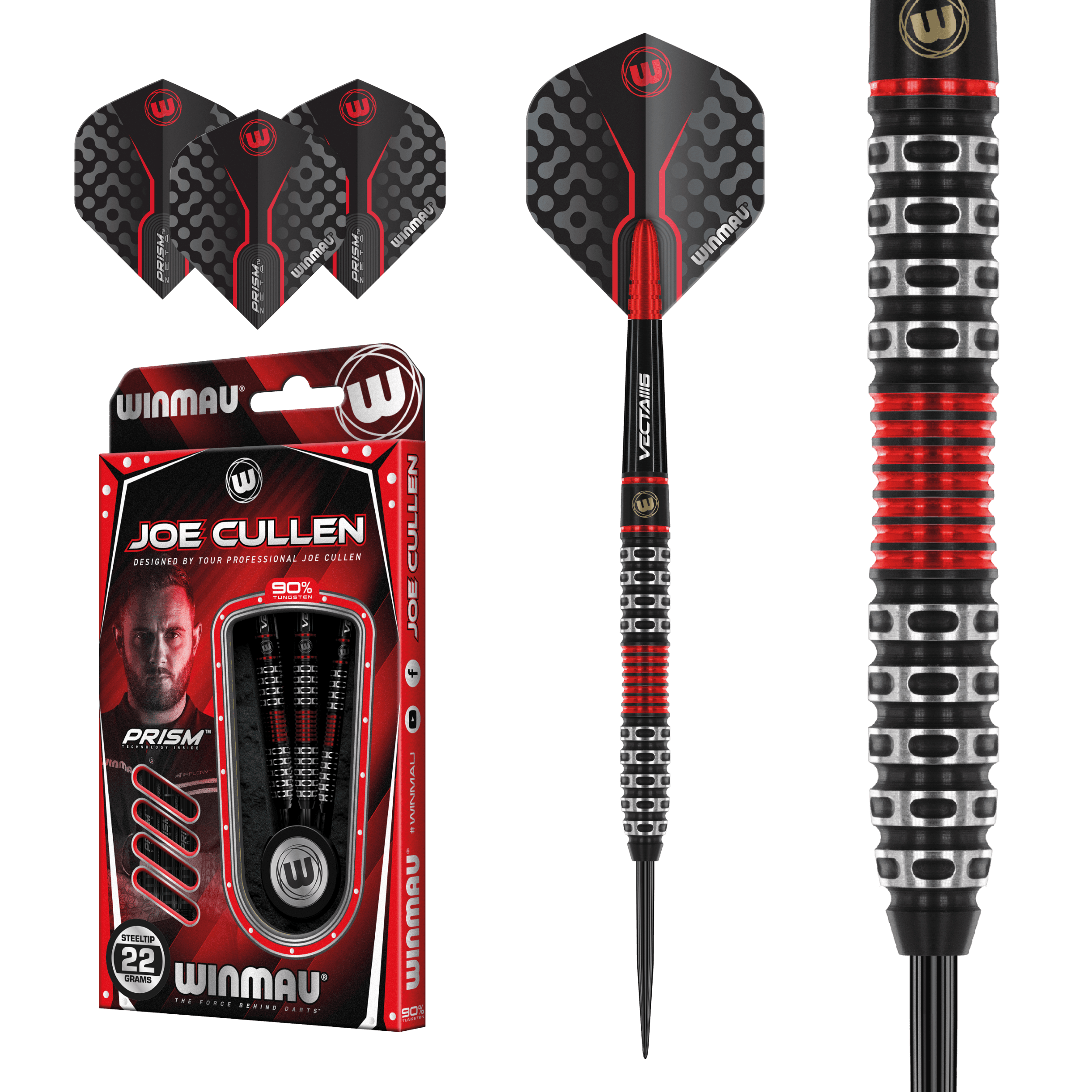 Winmau - Joe Cullen Special Edition 90% - Steel Darts Szett - Direct Darts - 2