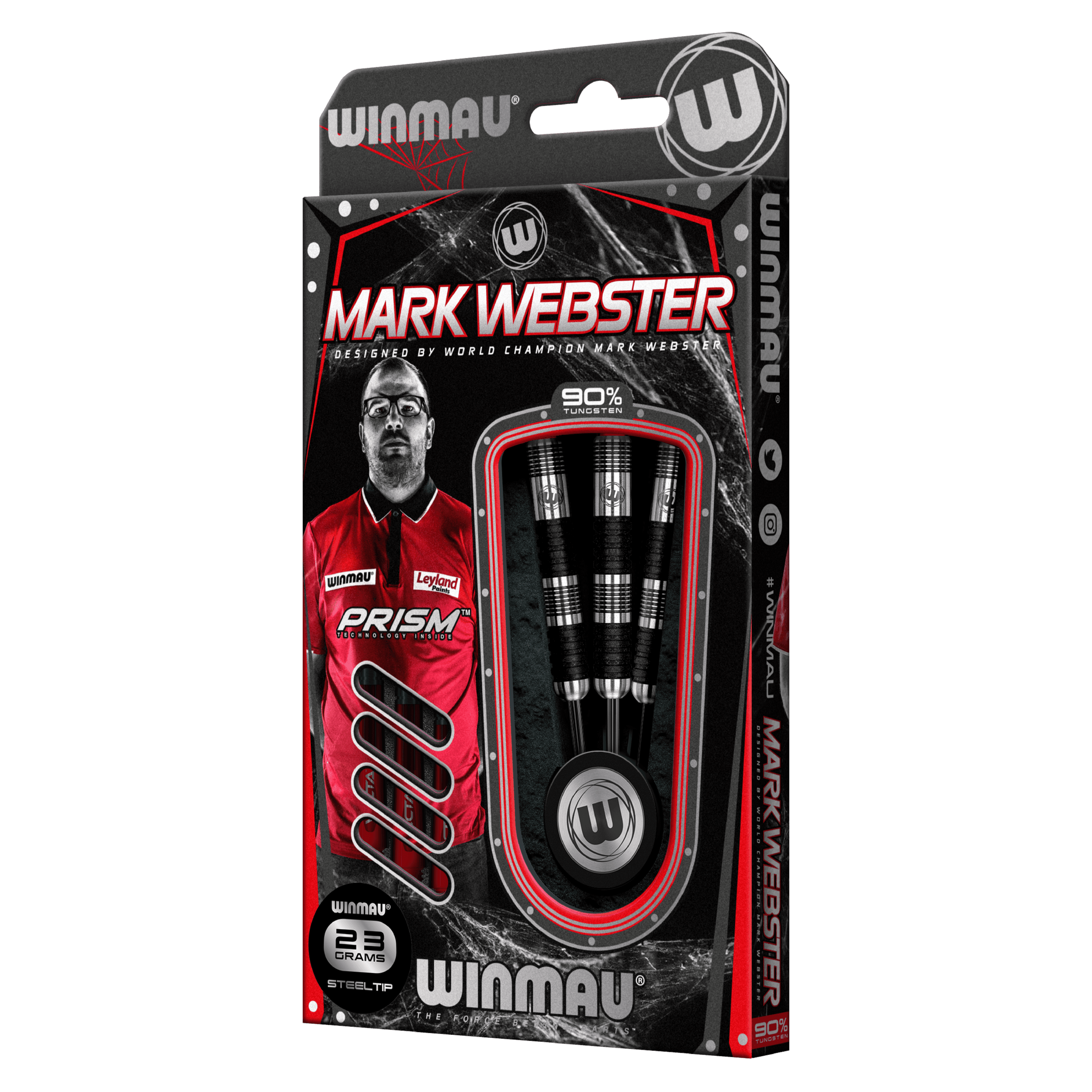 Winmau - Mark Webster 90% - Steel Darts Szett - Direct Darts - 3
