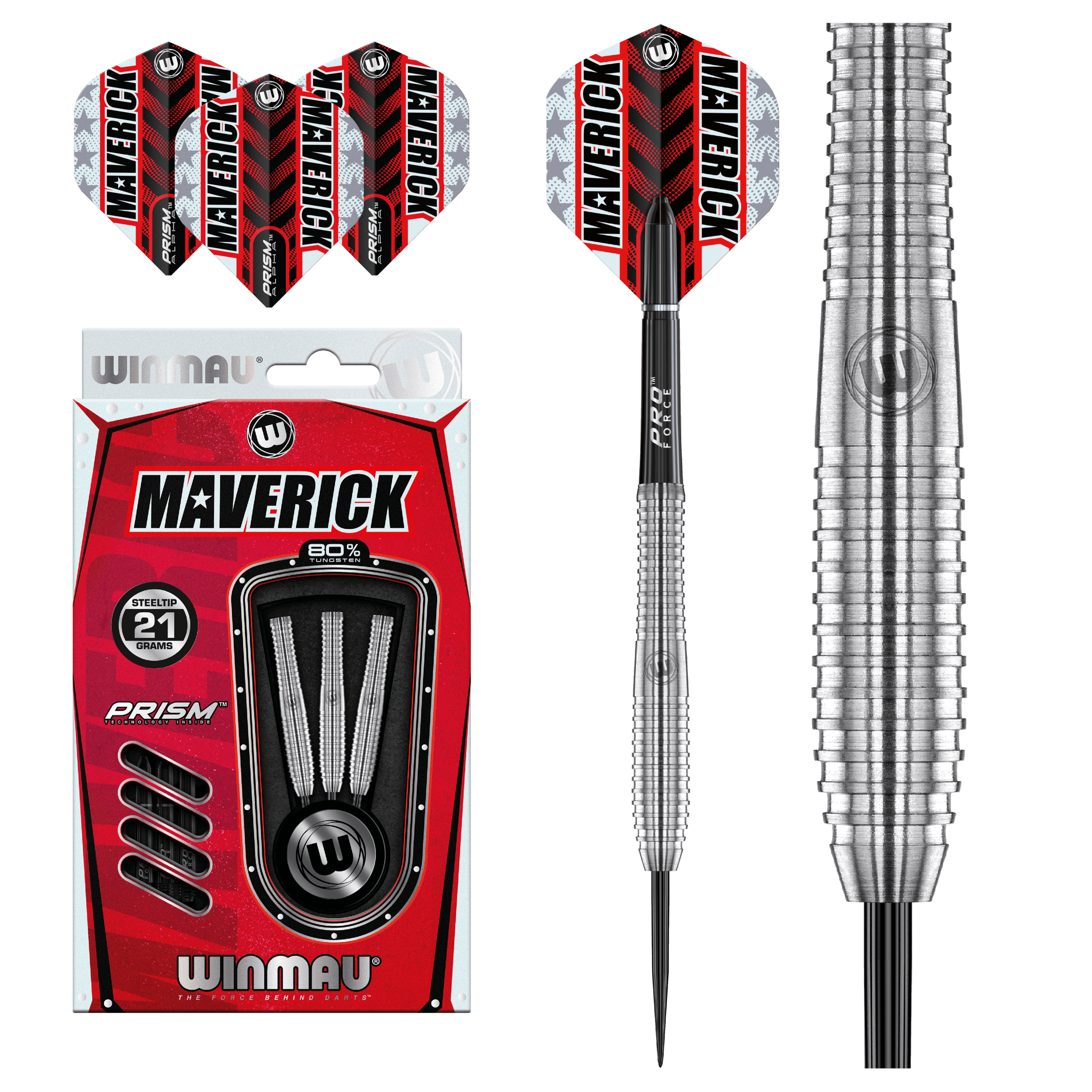 Winmau - Maverick 80% - Steel Darts Szett - Direct Darts - 2