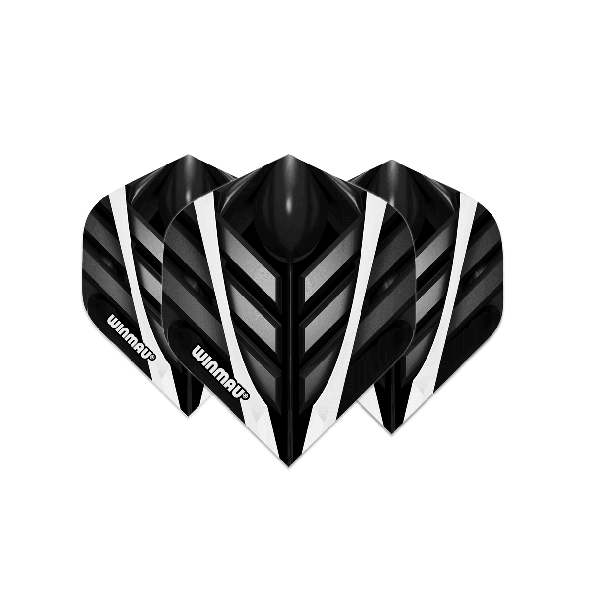 Winmau - Mega Standard Fekete & Fehér - 75 Mikron - Darts Toll - Direct Darts - 1