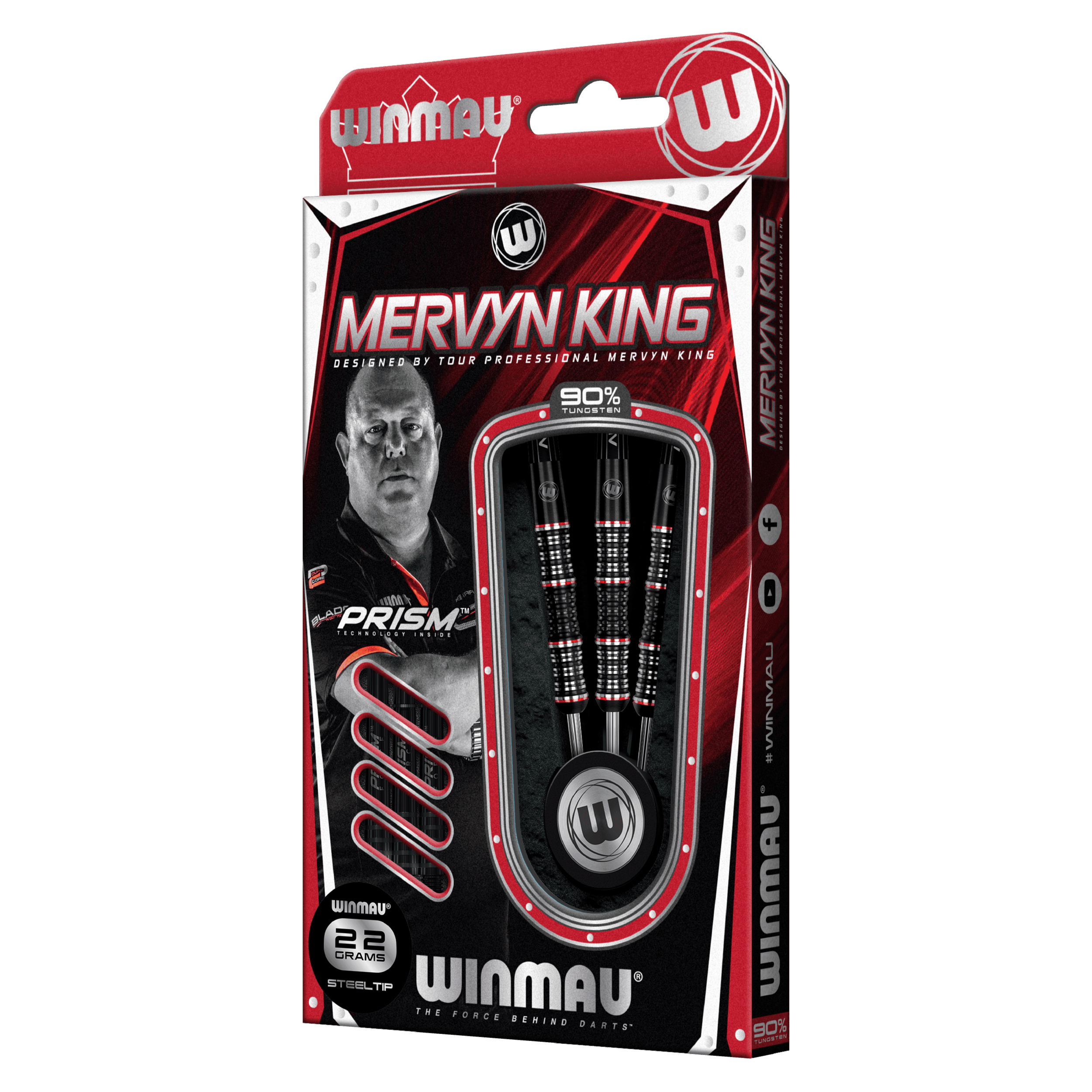 Winmau - Mervyn King Special Edition 90% - Steel Darts Szett - Direct Darts - 3